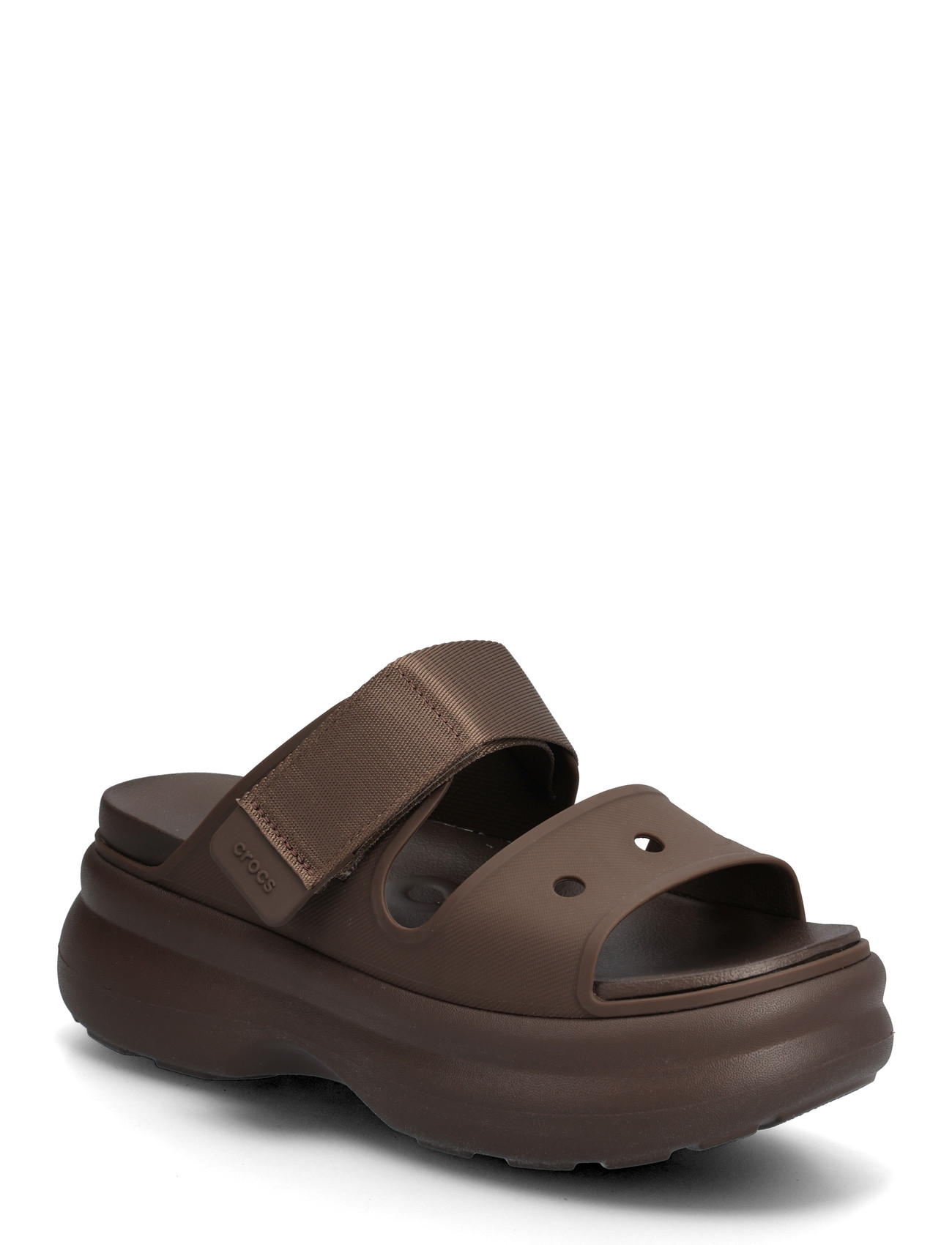 Crocs Soho Two Strap Sandal, 39/40, Brown, Sandals > Platform Sandals, Dame