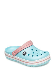 crocs ice blue white