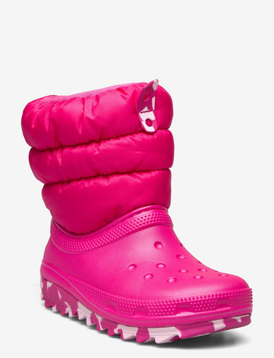 Classic Neo Puff Boot K - vinterstövlar - candy pink