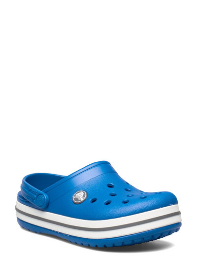 crocs light blue fur