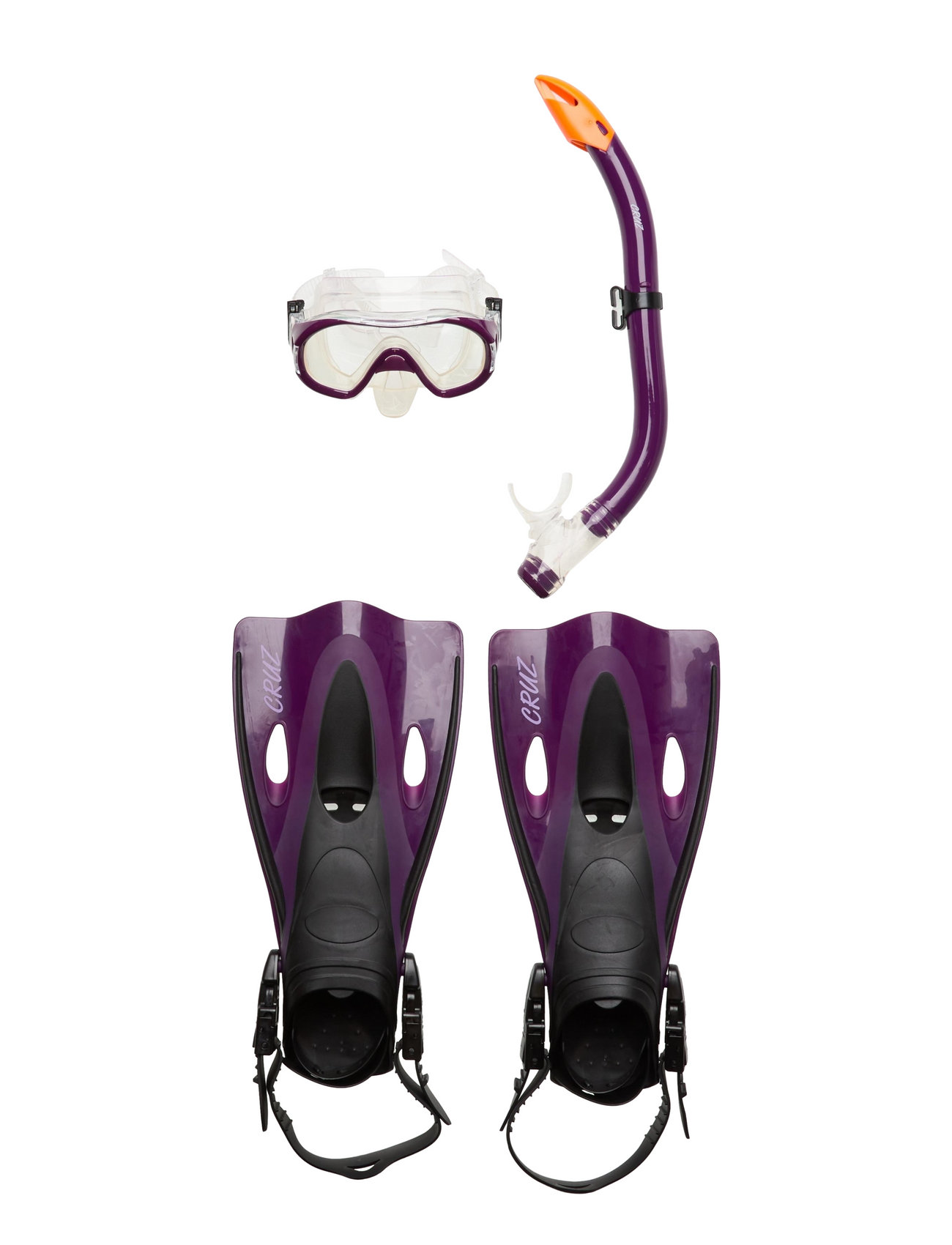 Cebu Jr. Diving Set - 3 Pcs. Purple Cruz