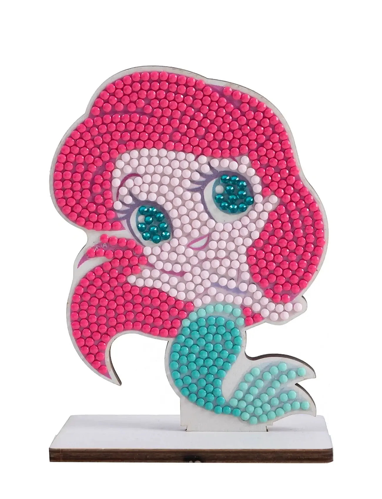 Crystal Art Little Mermaid, Crystal Art Buddies, One Size, Pink, Håndværk > Håndværkssæt, Børn