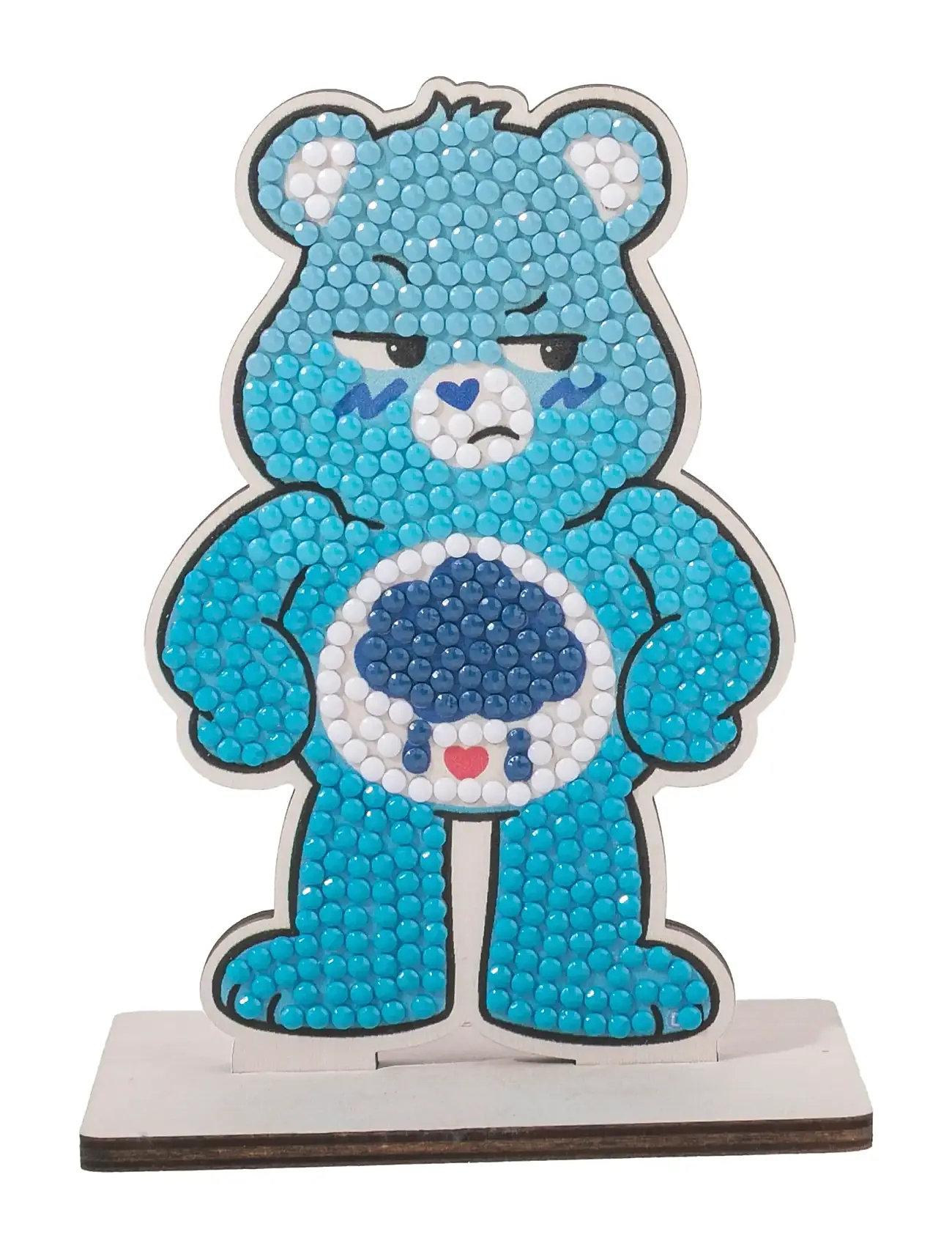 Crystal Art Grumpy Bear, Crystal Art Buddy, One Size, Blue, Håndværk > Håndværkssæt, Børn