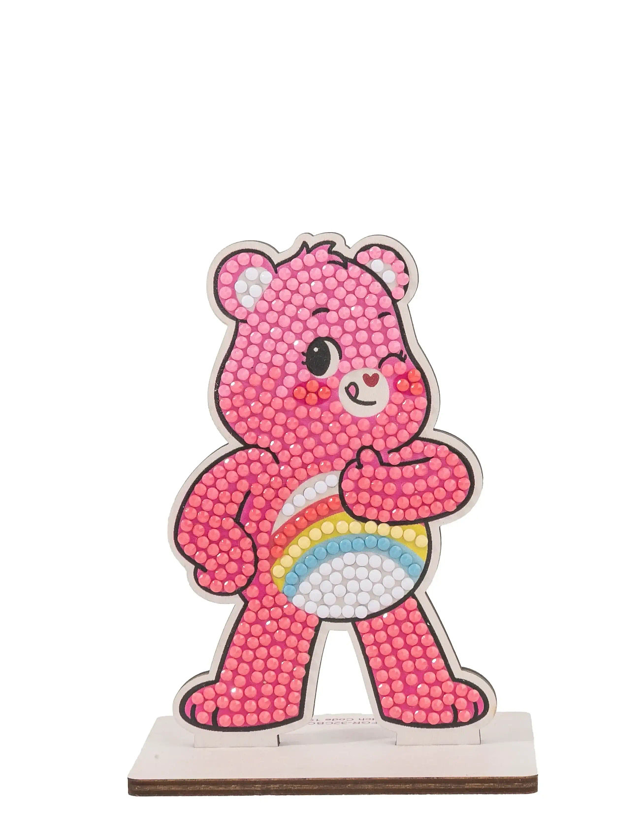 Crystal Art Cheer Bear, Crystal Art Buddy, One Size, Pink, Håndværk > Håndværkssæt, Børn