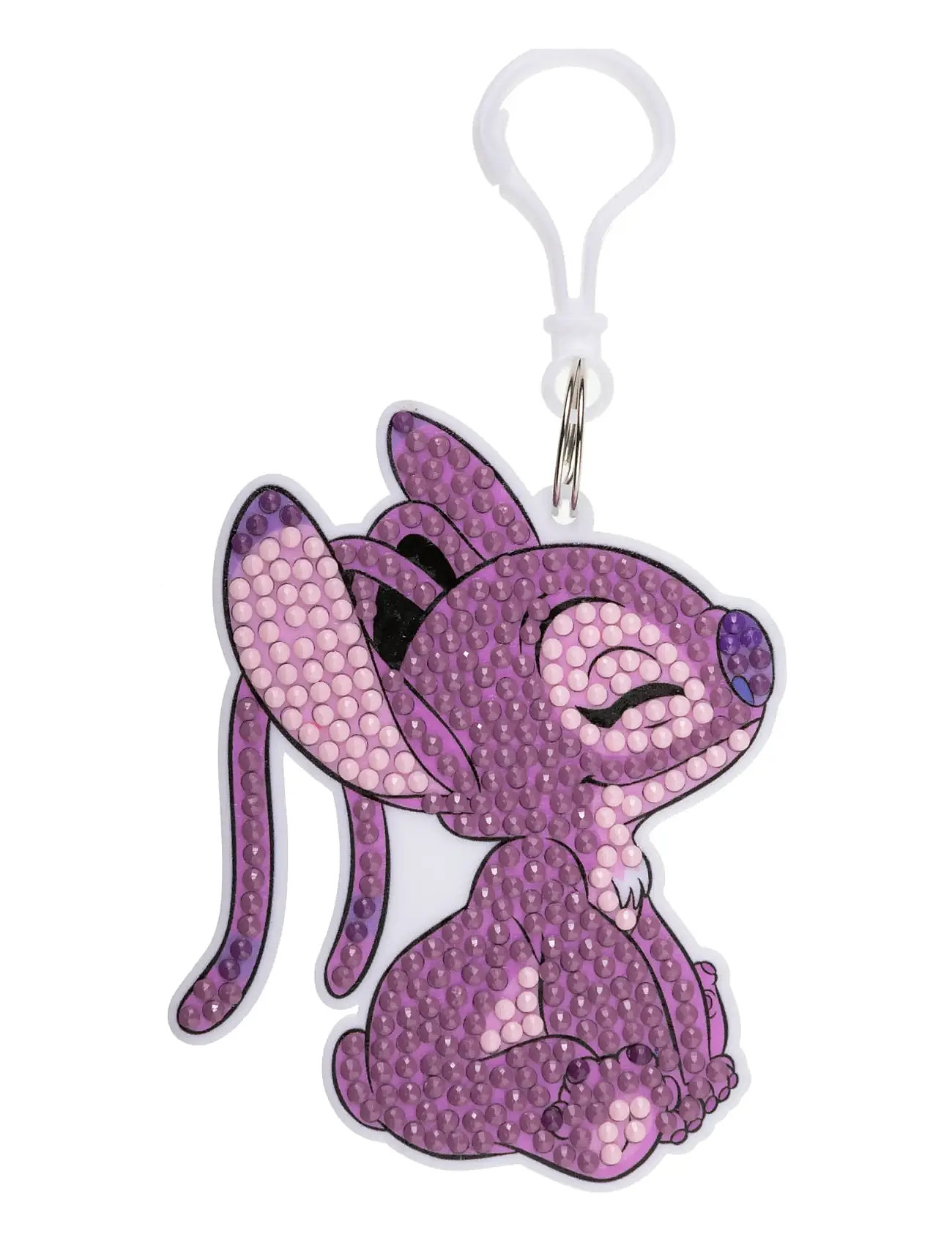 Crystal Art Angel, Crystal Art Bag Charms, One Size, Purple, Håndværk > Håndværkssæt, Børn