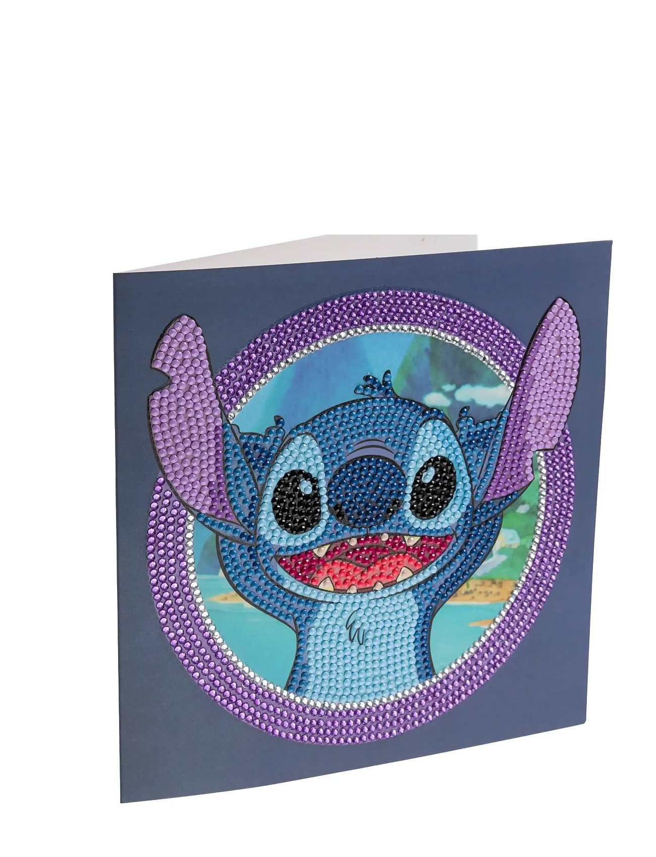 Crystal Art Stitch, Crystal Art Card Kit, One Size, Blue, Håndværk > Håndværkssæt, Børn
