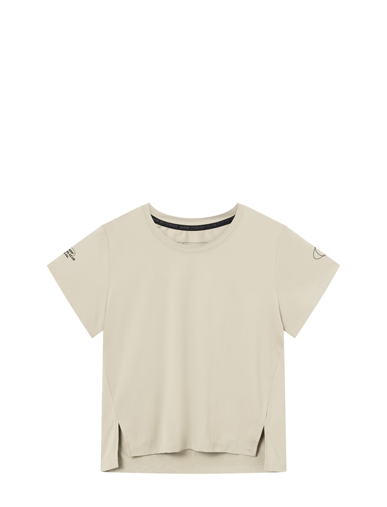 Oncourt Crop Wpc T-Shirt Beige Cuera