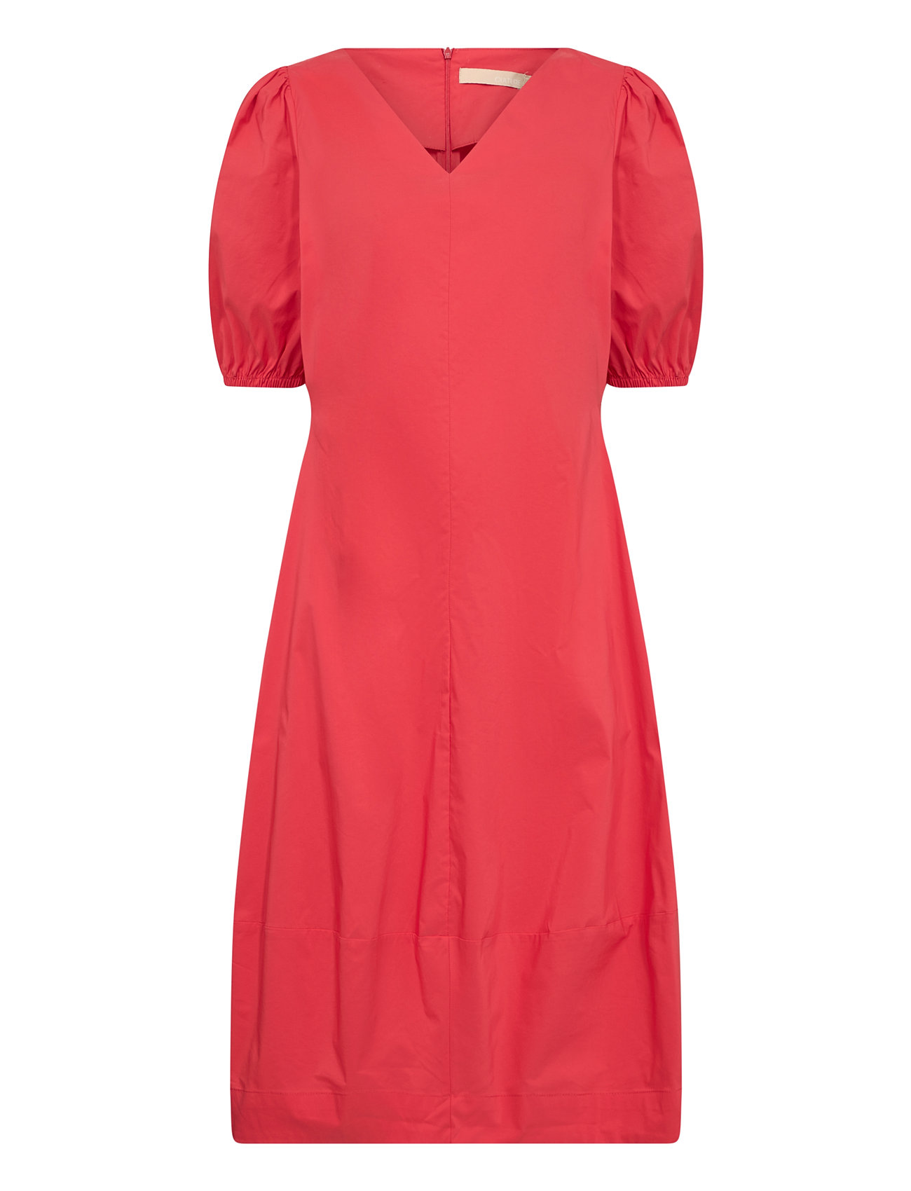 Cuantoinett Ss Dress Knelang Kjole Red Culture