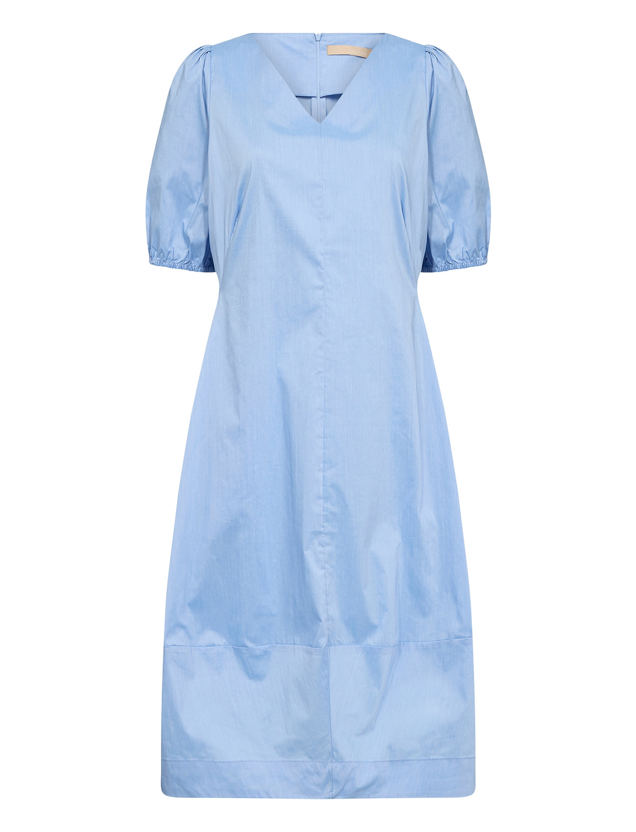 Cuantoinett Ss Dress Knelang Kjole Blue Culture