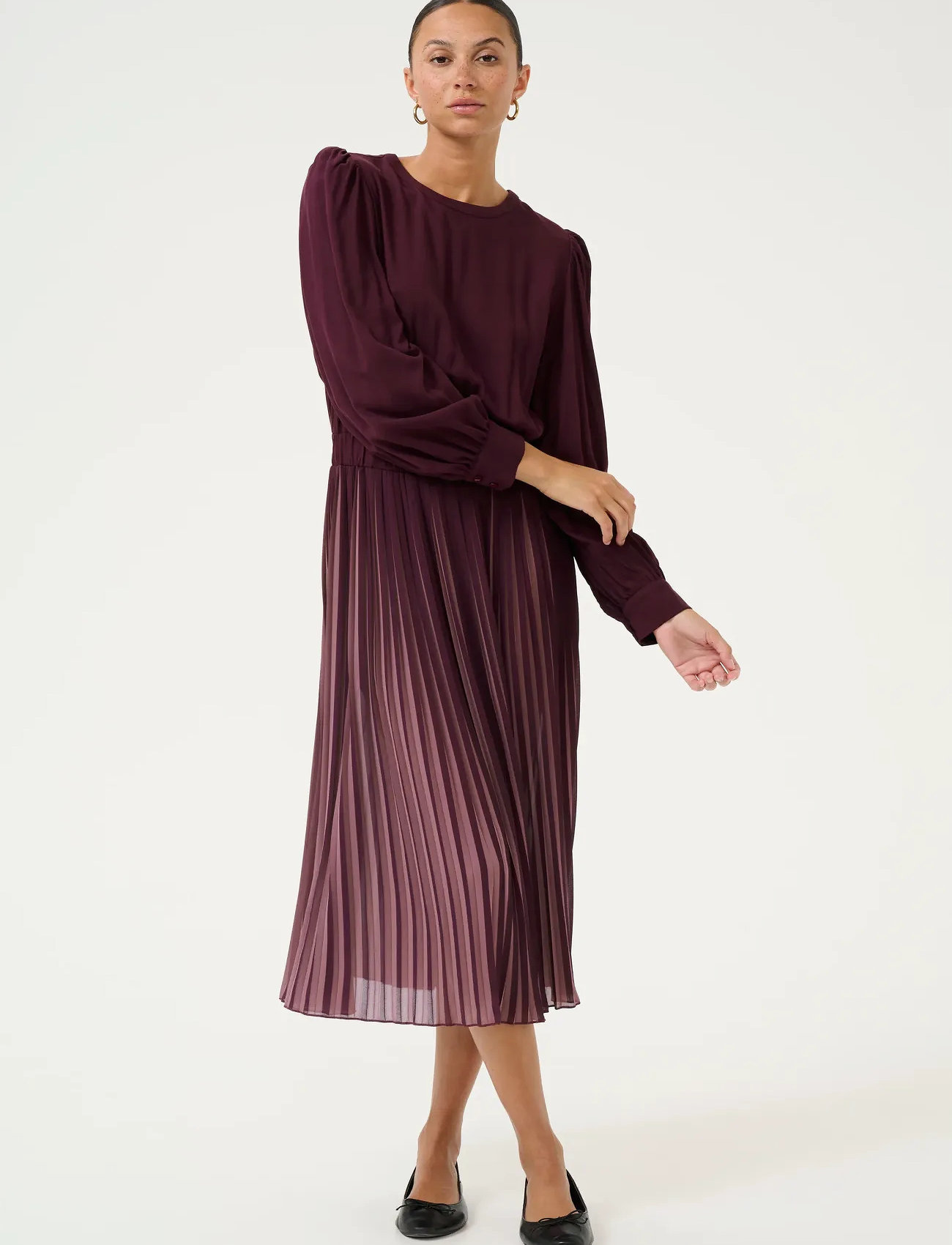 Culture Cucarly Dress, S, Red, Kjoler > Knælange Og Midi, Dame