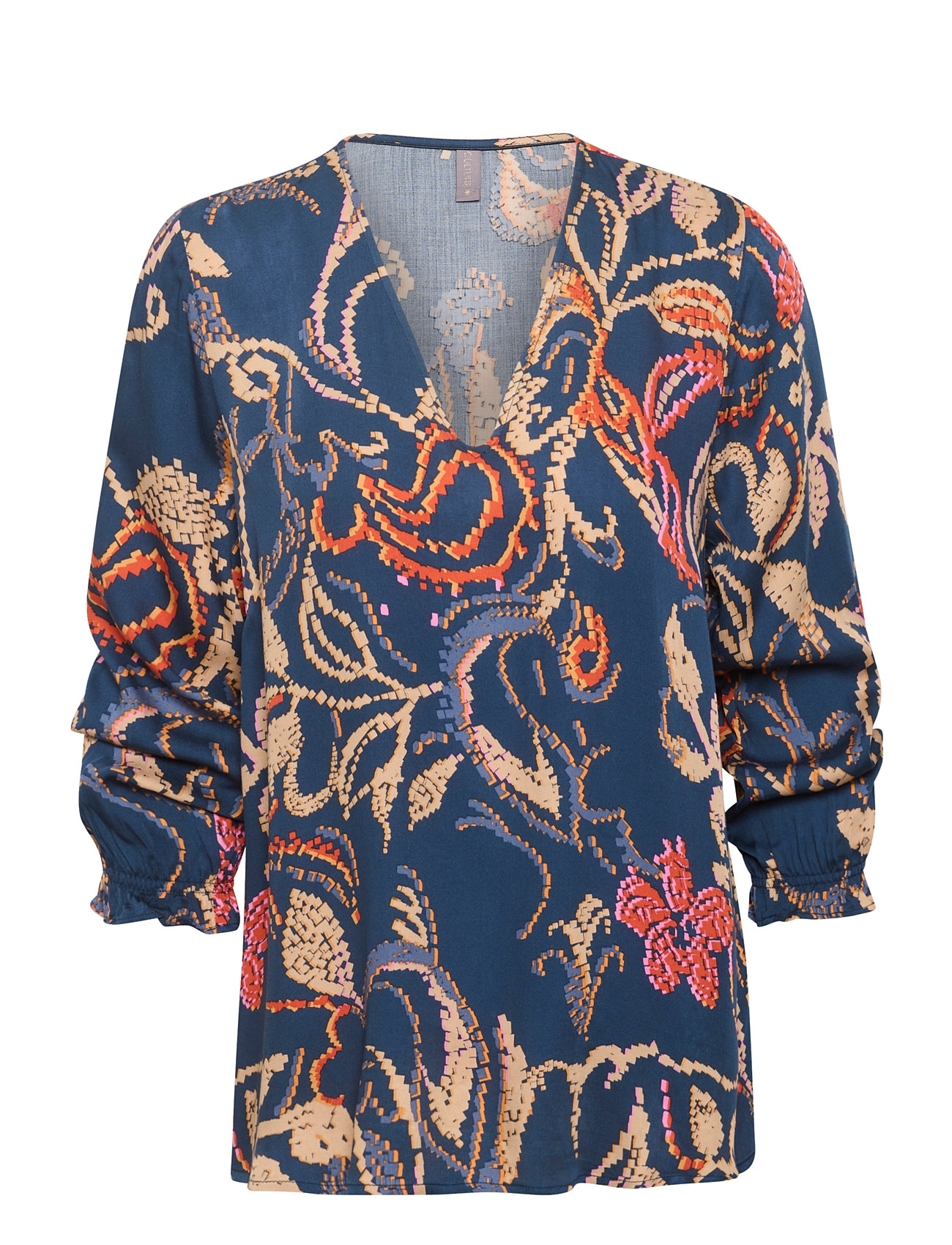 Cufonda Blouse Blue Culture