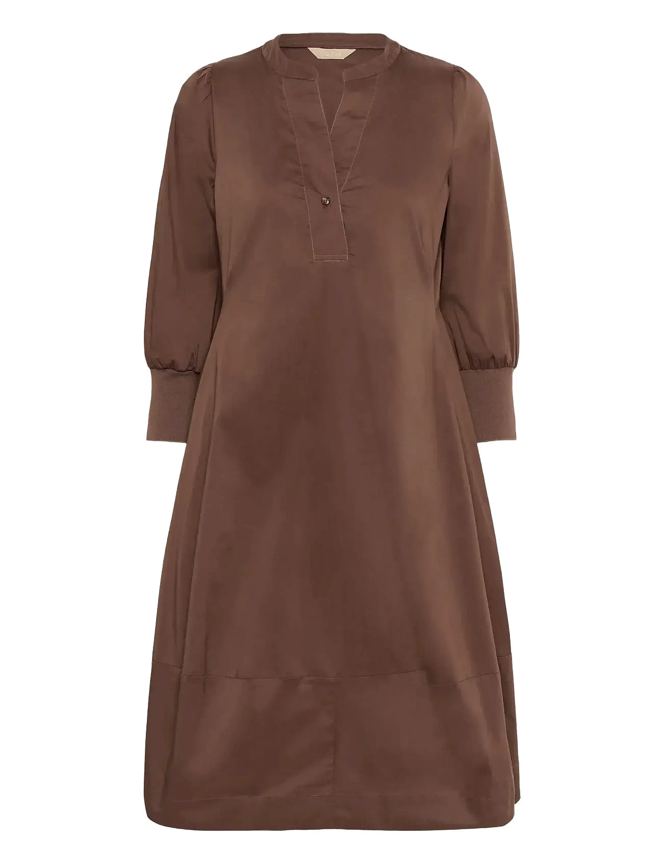 CULTURE Cuantoinett 3/4 Sleeve Kleid Braun - S - Damen