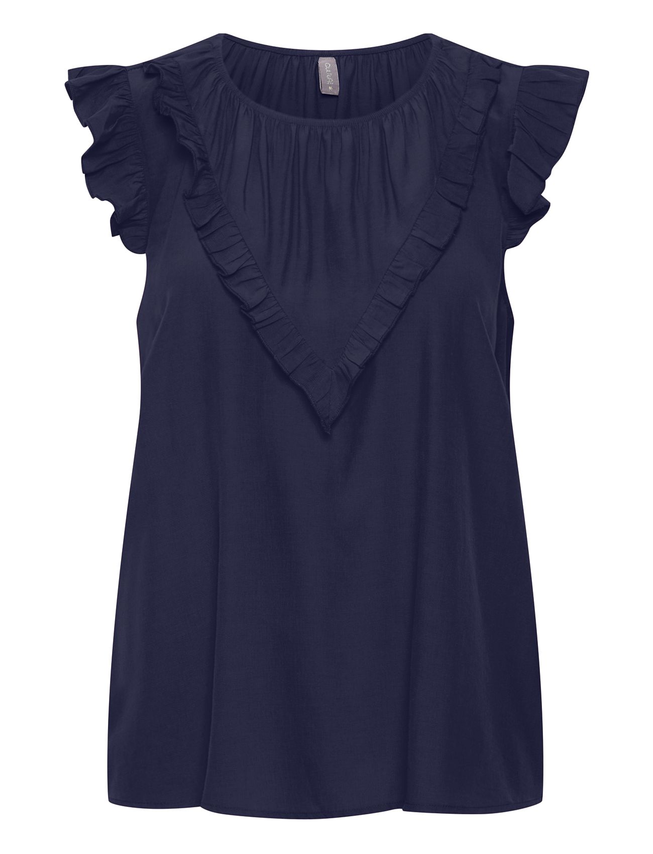 Cuasmine Ss Blouse Navy Culture