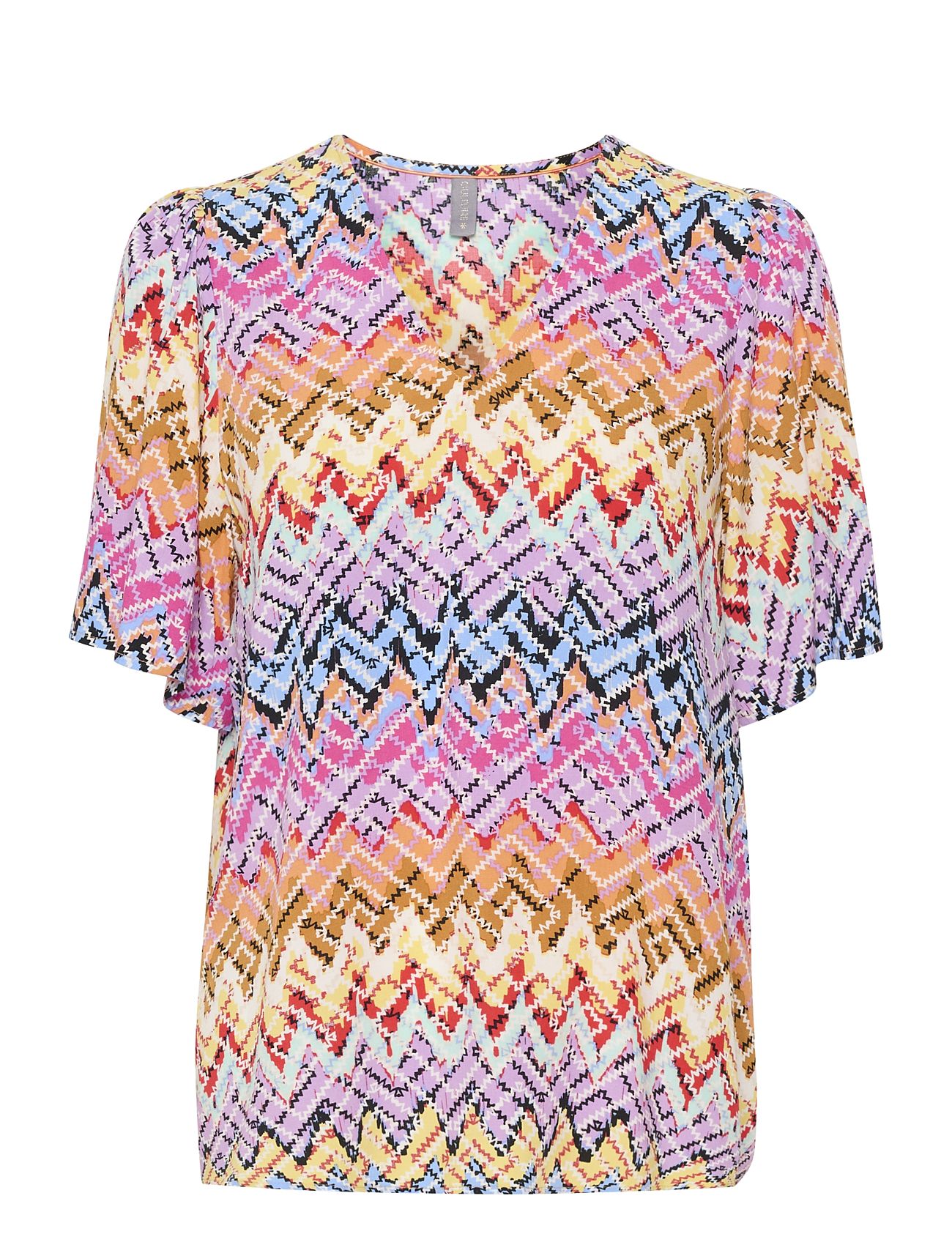 Cukendall Ss Blouse Pink Culture