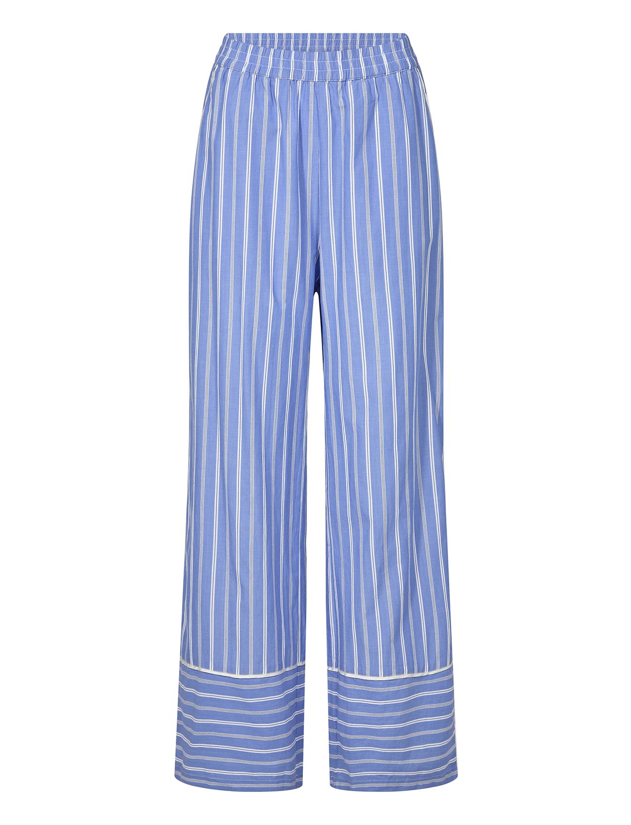 Cupetra Pants Pyjamasbukser Pysjbukser Blue Culture