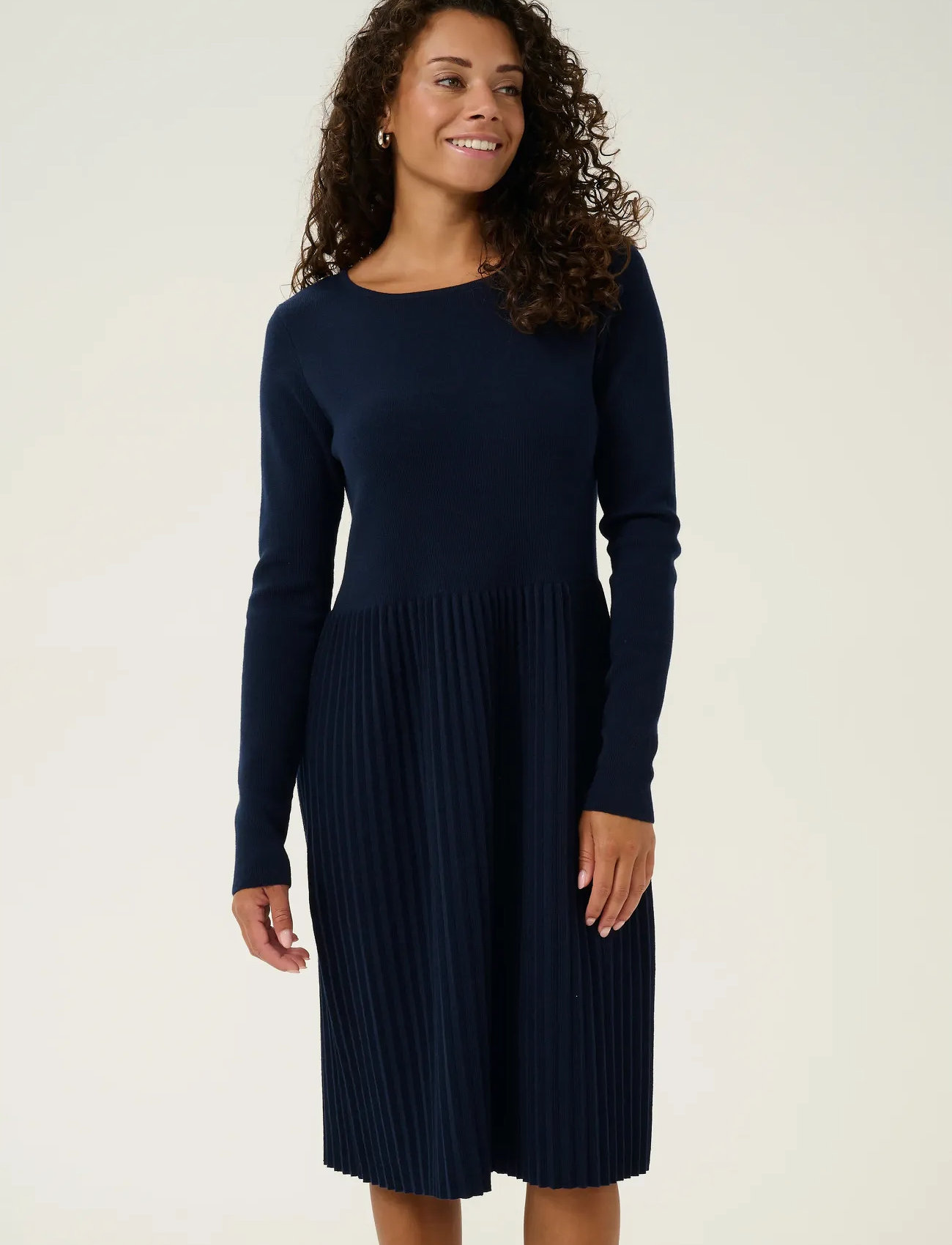 Culture Culuci Dress, XS, Navy, Kjoler > Knælange Og Midi, Dame