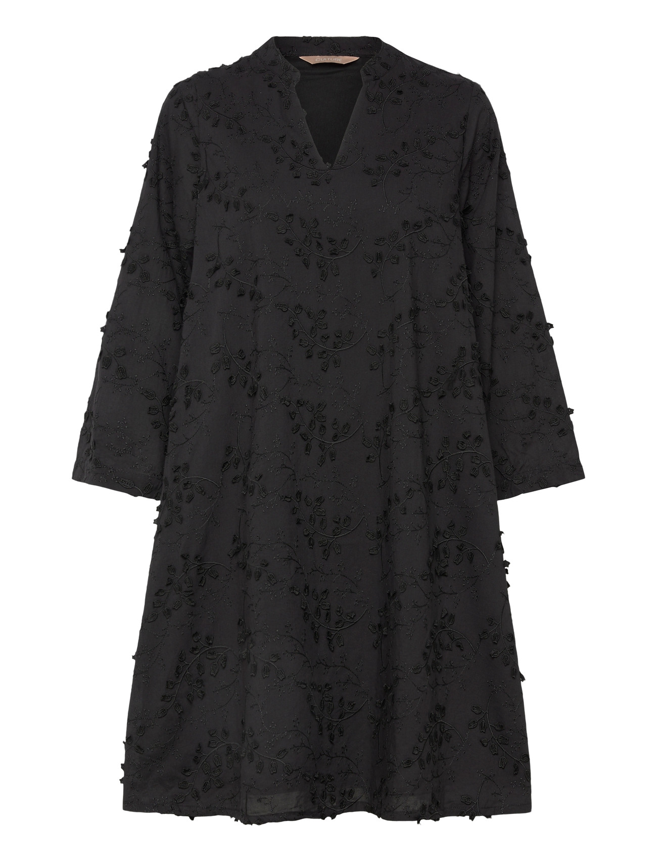 Culture Cunedia Dress, M, Black, Kjoler > Knælange Og Midi, Dame