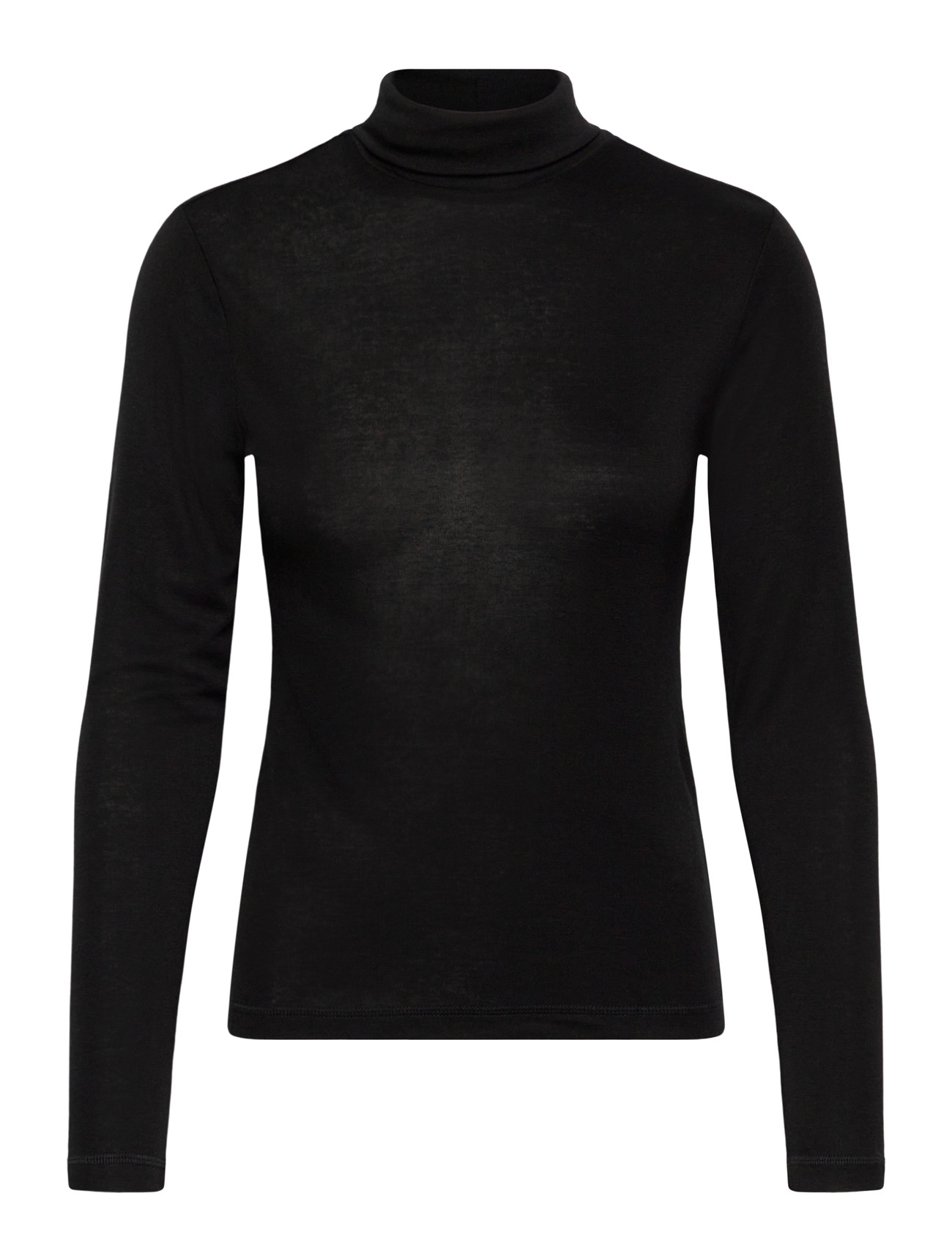 Culture Cualthea Wool Rollneck, XL, Black, Strik > Rullekrave, Dame