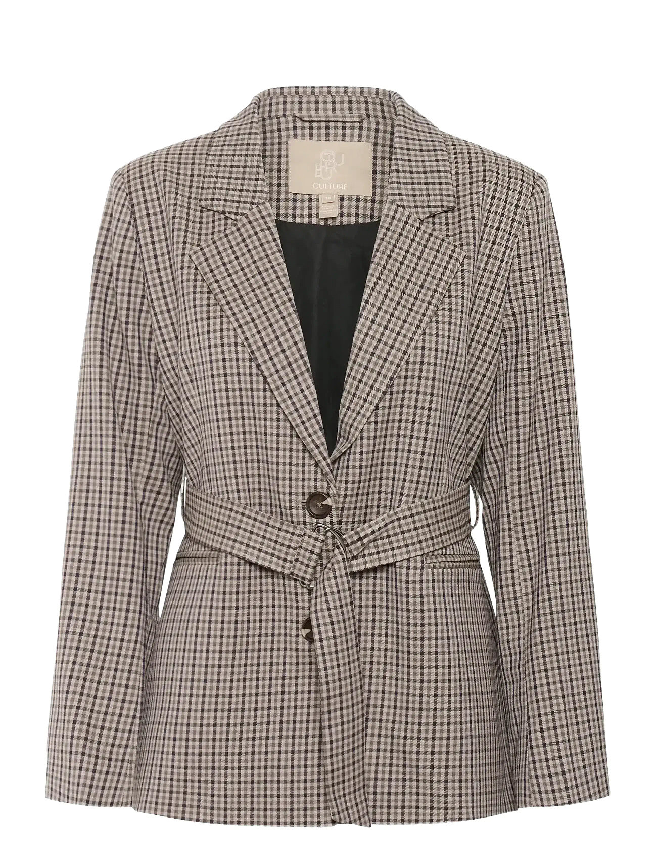 CULTURE Cuchecka Gürtel Blazer Beige - 42 - Damen
