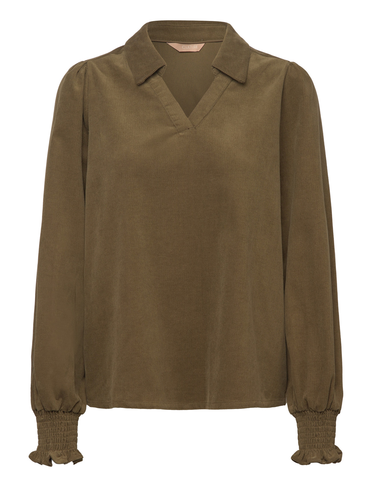Culture Curhaena Blouse, XXL, Green, Bluser > Langærmede, Dame