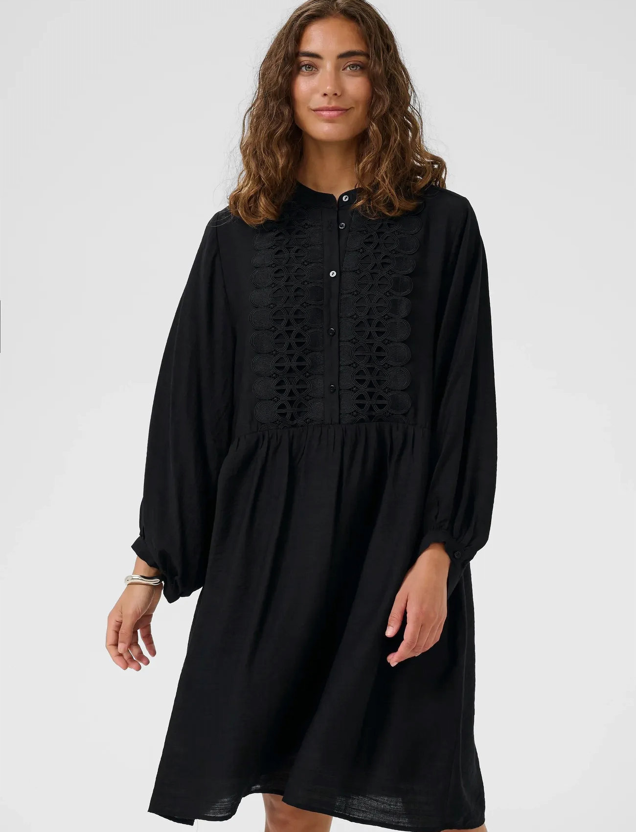 Culture Cuurta Dress, M, Black, Kjoler > Kort Kjole, Dame