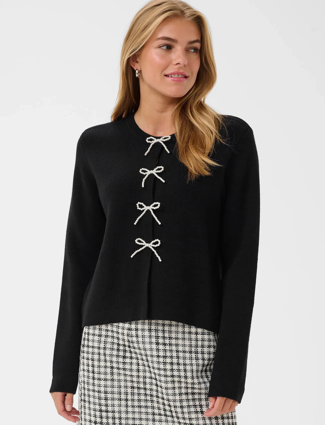 Culture Cuholiday Cardigan, XL, Black, Strik > Cardigans, Dame