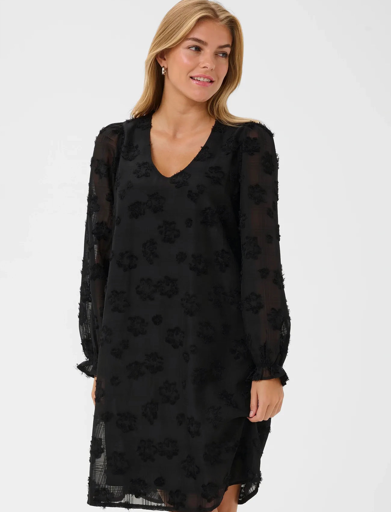 Culture Cubeannie Dress, M, Black, Kjoler > Kort Kjole, Dame