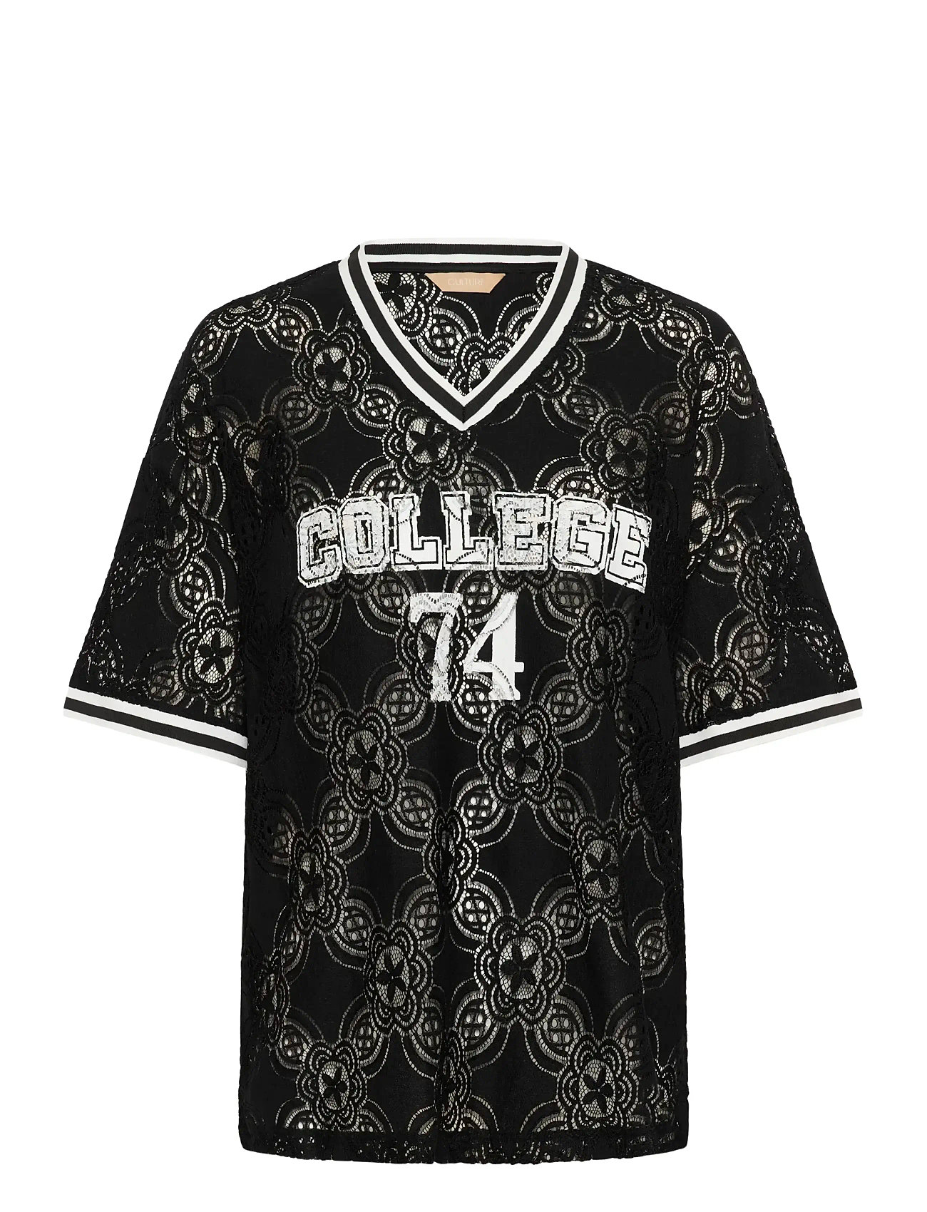 CULTURE Cucollege Olu Tshirt Schwarz - XXL - Damen