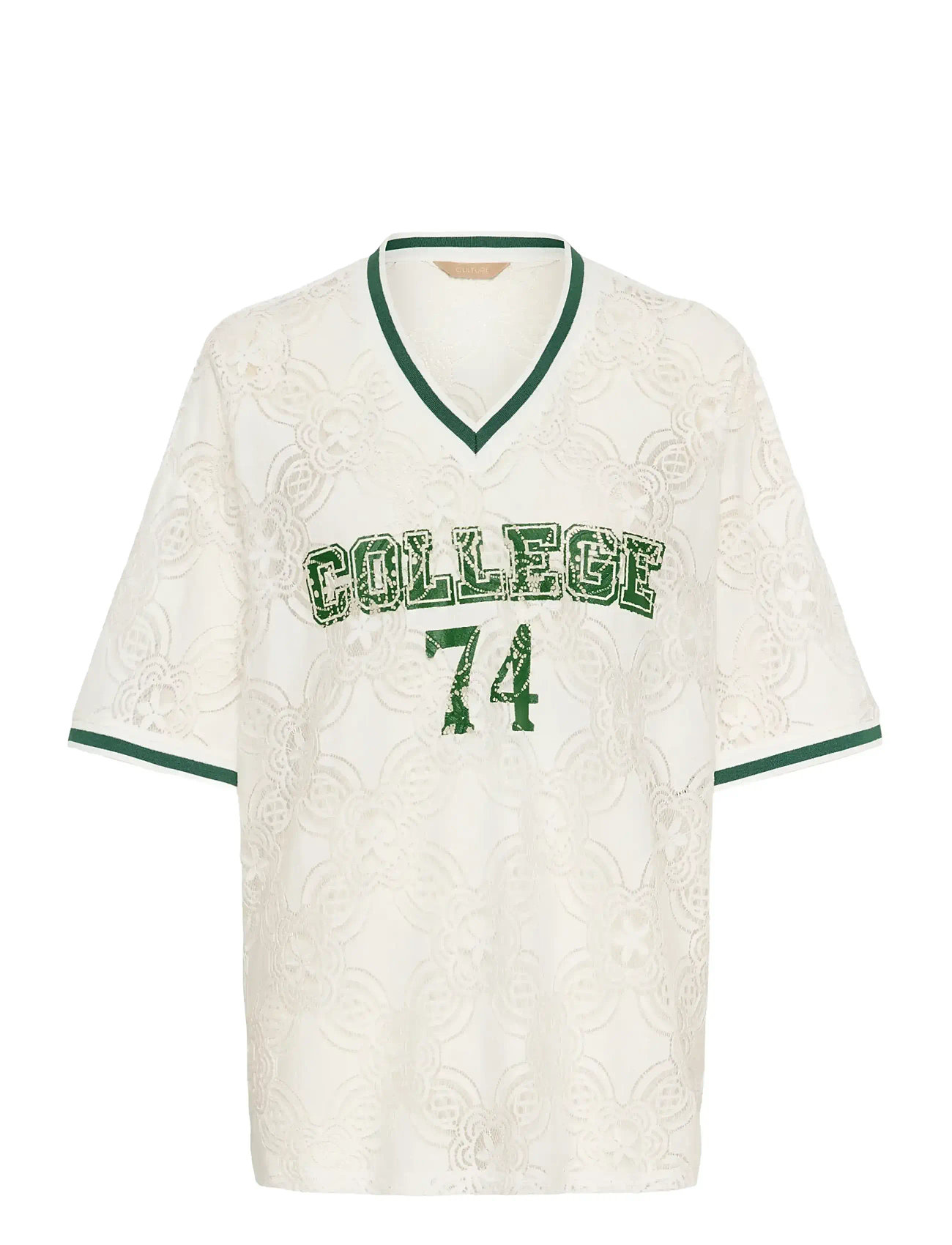 CULTURE Cucollege Olu Tshirt Weiß - L - Damen