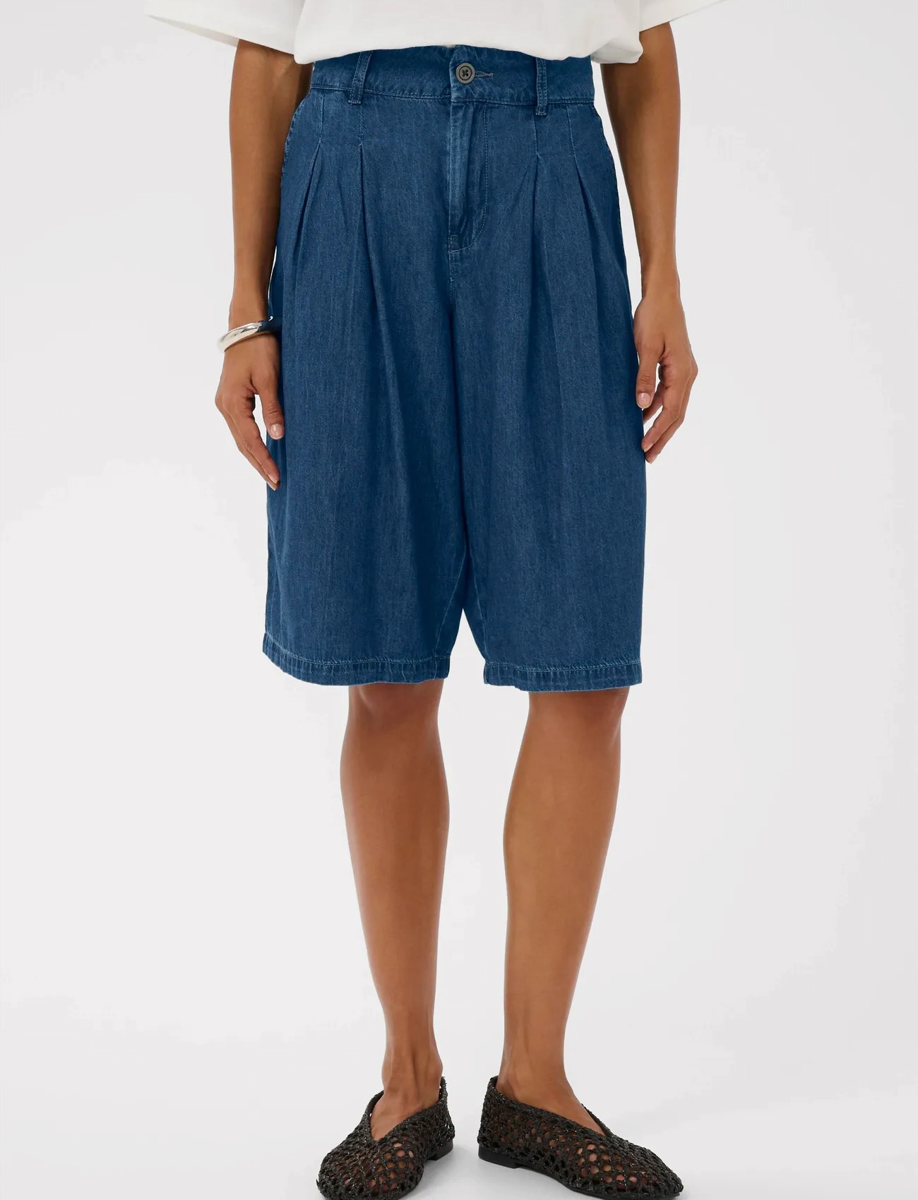 Culture Culava Arpa City Shorts, 36, Blue, Shorts > Bermudas, Dame