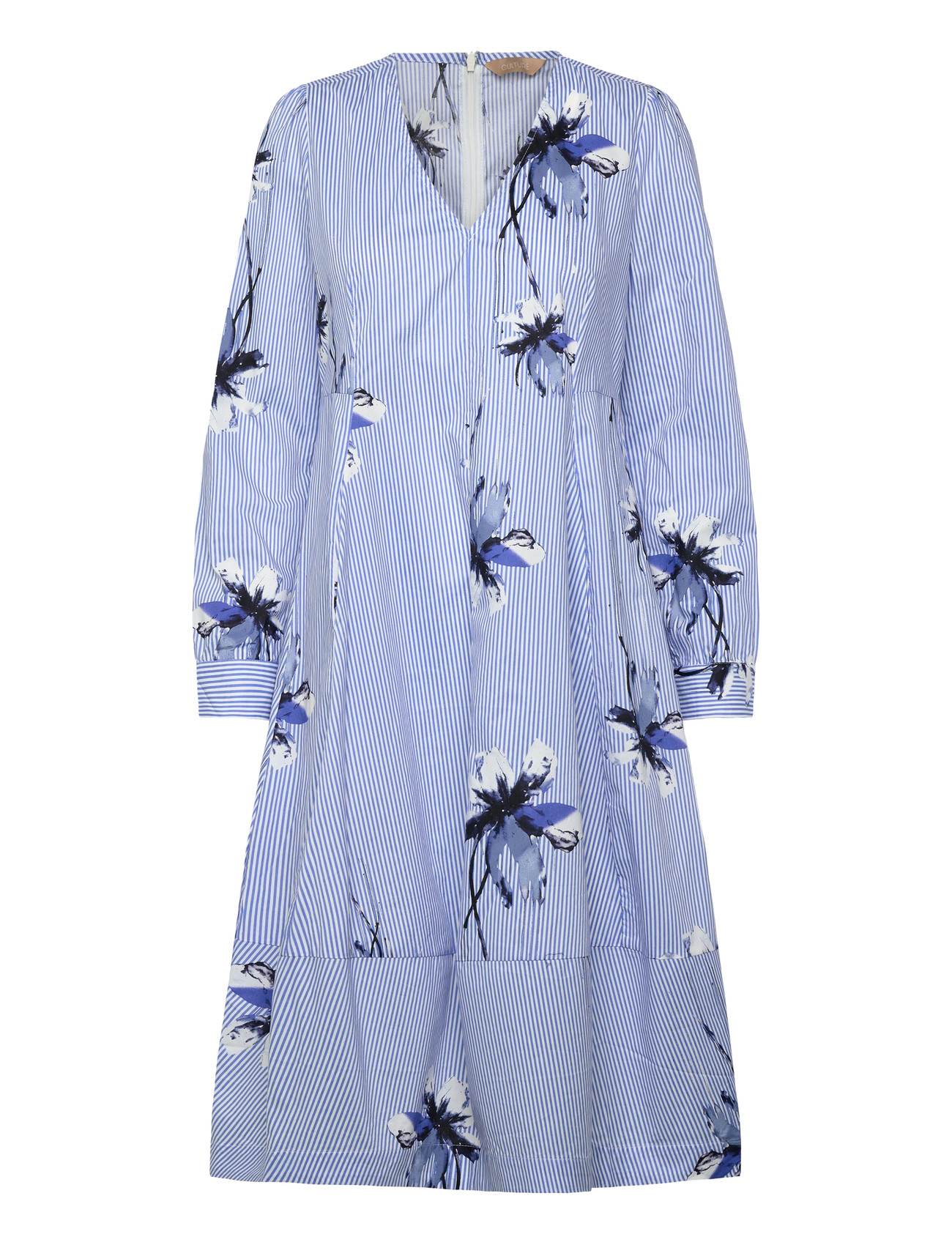 Culture Cubrila Dress, L, Blue, Kjoler > Knælange Og Midi, Dame