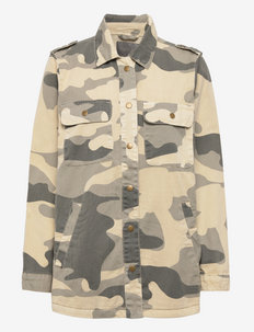 CUchanne Shirt Jacket - utility jackets - sand camouflage