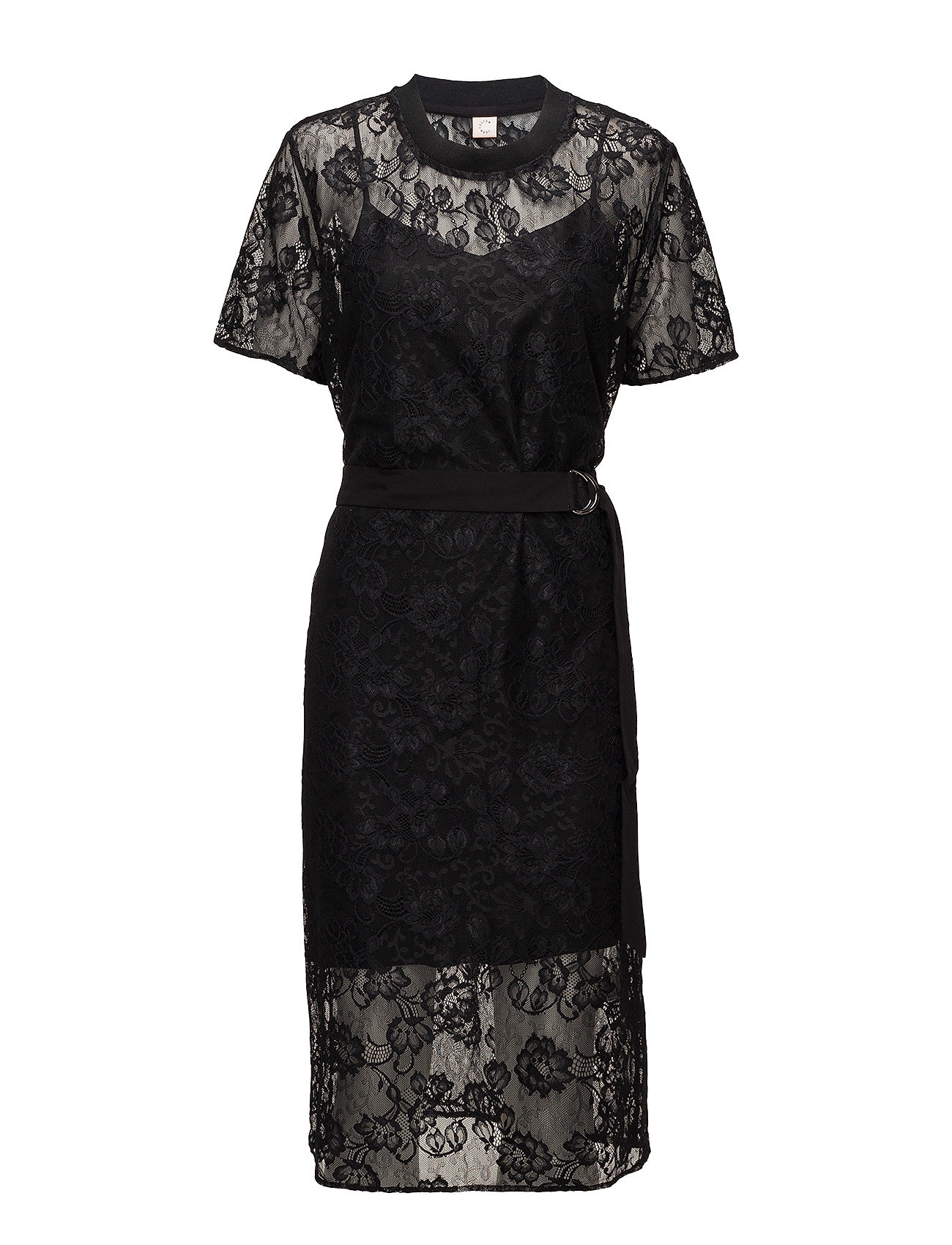 Talisa Jurk Knielengte Zwart Custommade custommade kopen in de aanbieding