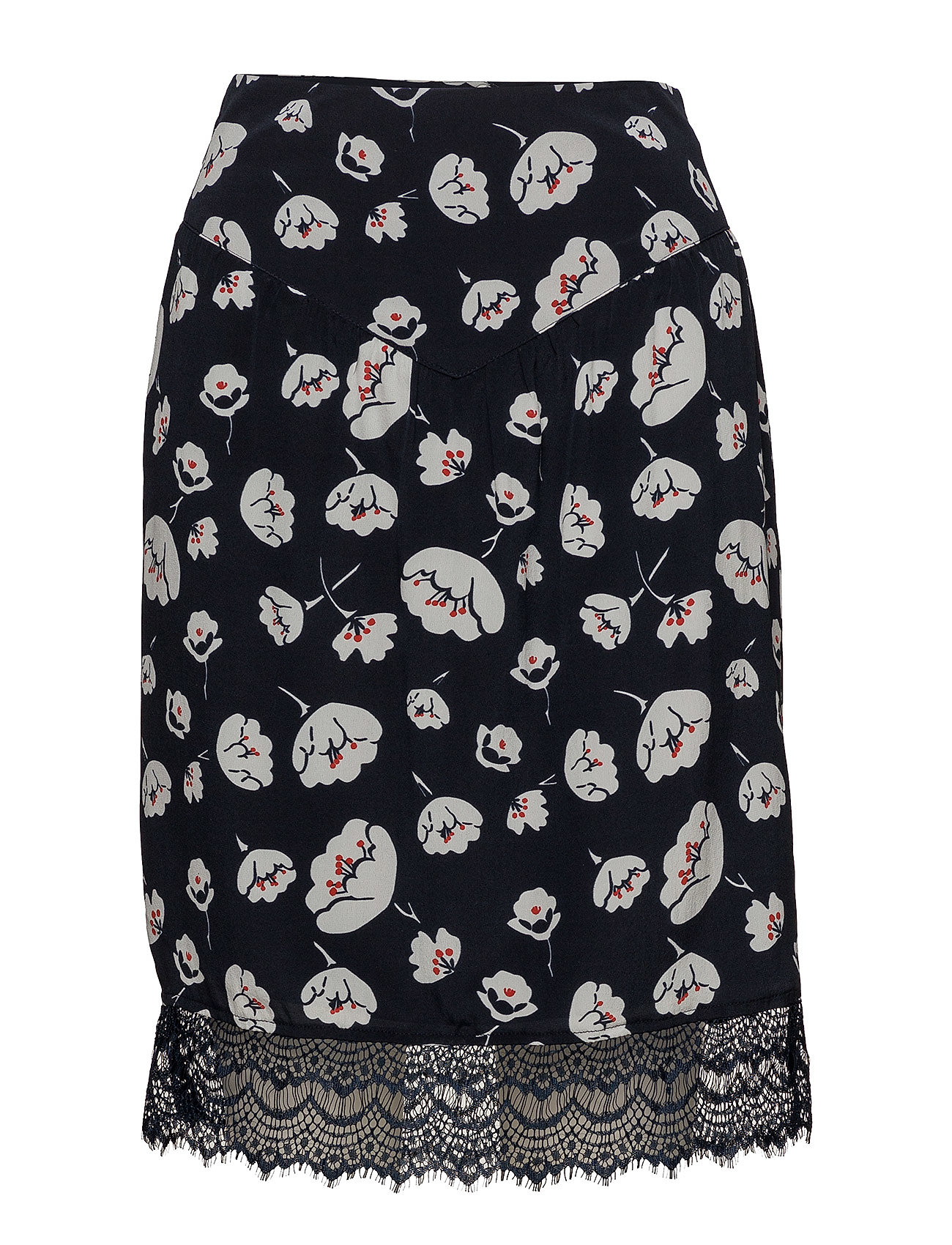 Kamille Rok Knielengte Blauw Custommade custommade kopen in de aanbieding