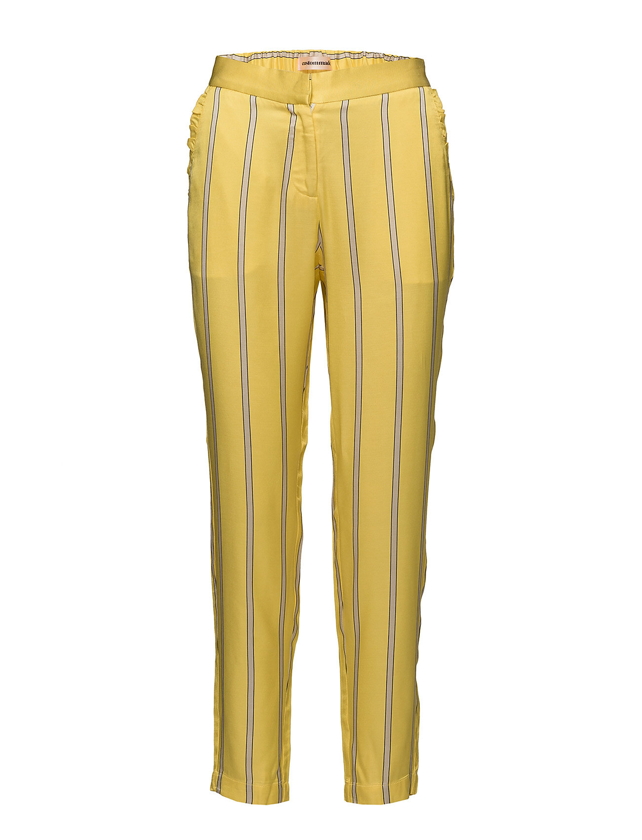 Payton Pantalon Met Rechte Pijpen Geel Custommade custommade kopen in de aanbieding