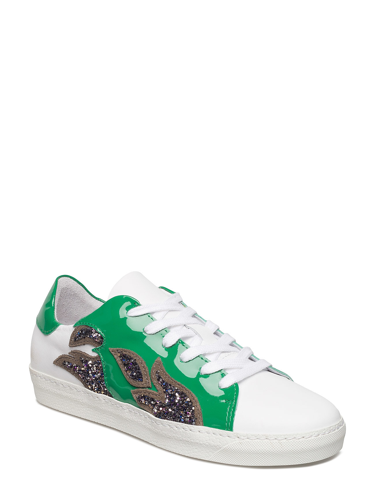 Roberta Lage Sneakers Groen Custommade custommade kopen in de aanbieding