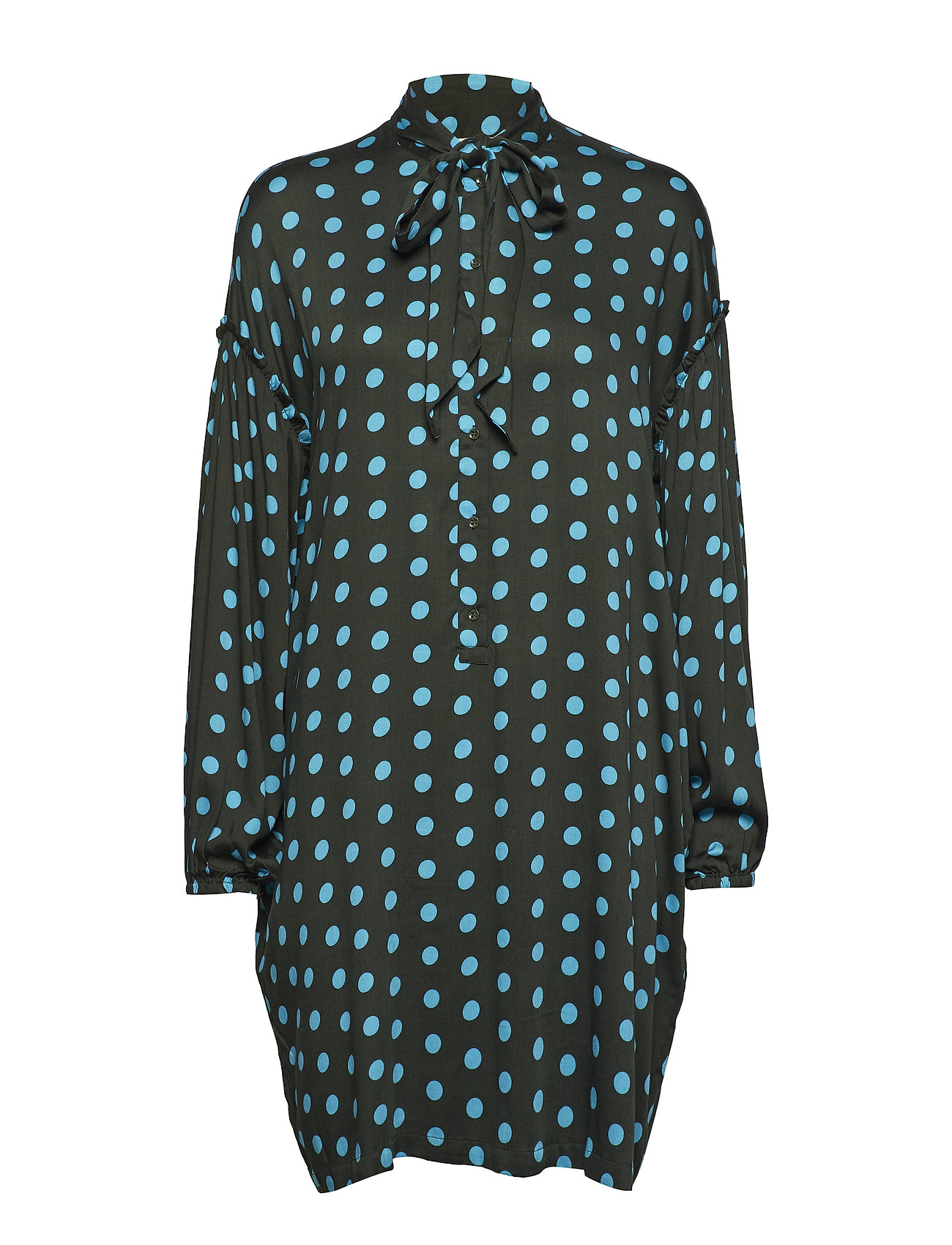 Amany Korte Jurk Groen Custommade custommade kopen in de aanbieding