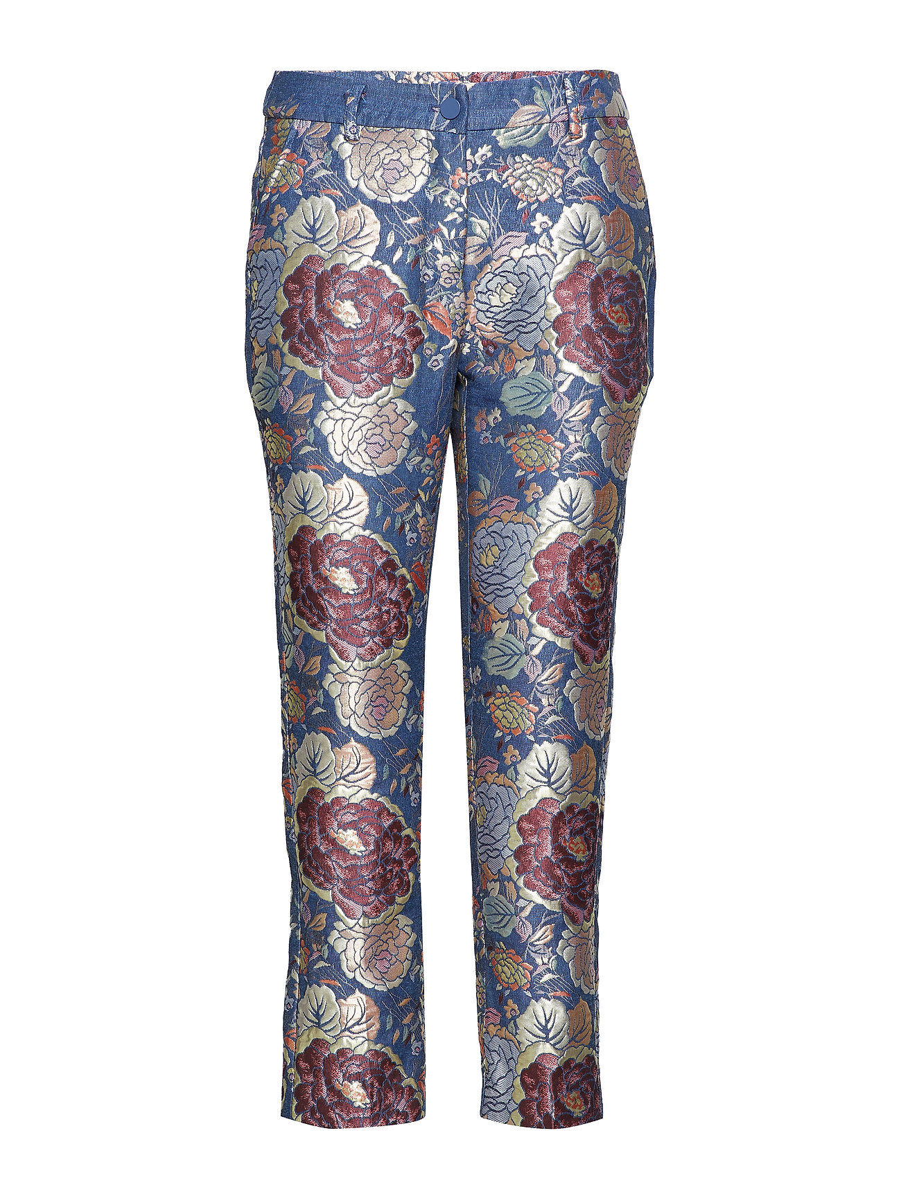 Vieola By Nbs Pantalon Met Rechte Pijpen Multipatroon Custommade custommade kopen in de aanbieding