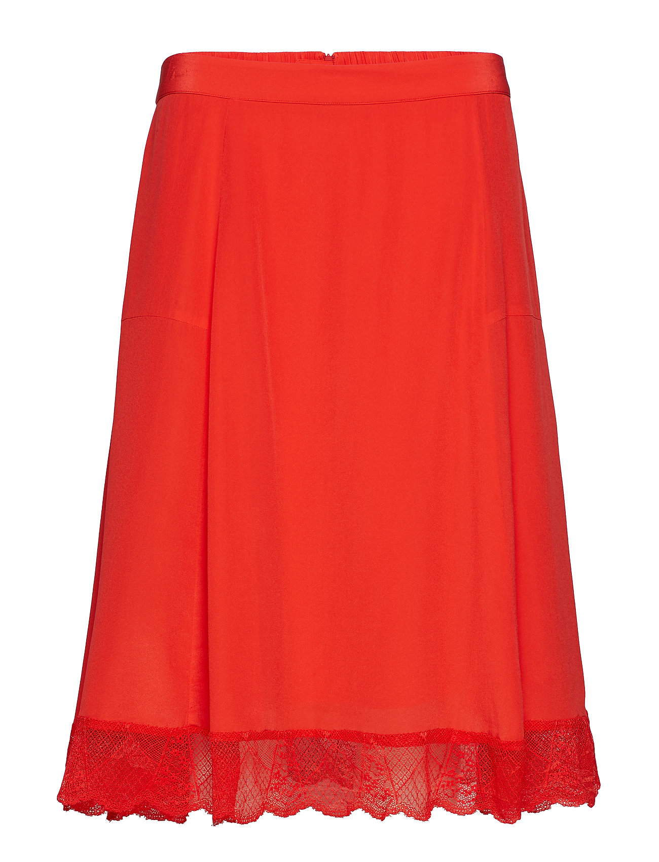 Ani Rok Knielengte Rood Custommade custommade kopen in de aanbieding