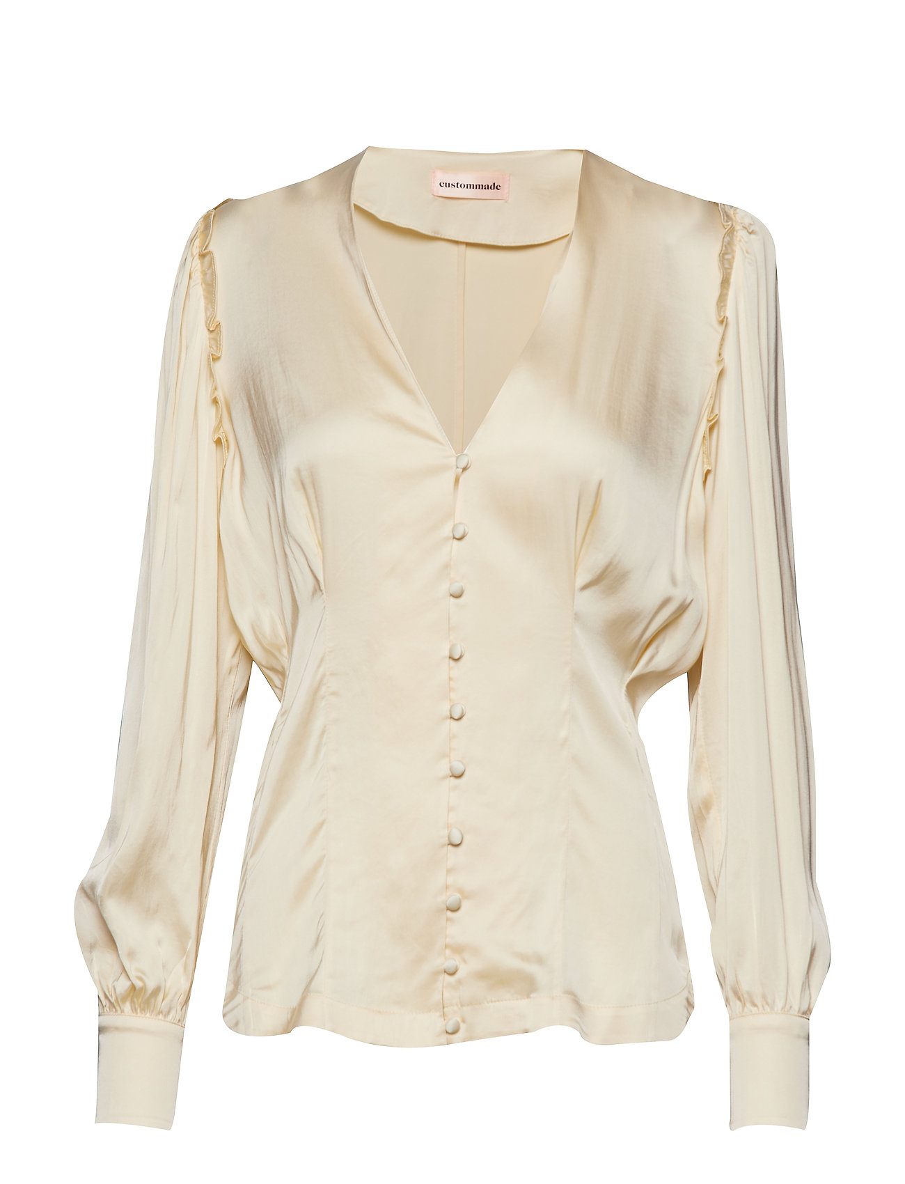 Pary Blouse Lange Mouwen Creme Custommade custommade kopen in de aanbieding Pary Blouse Lange Mouwen Creme Custommade custommade kopen in de aanbieding