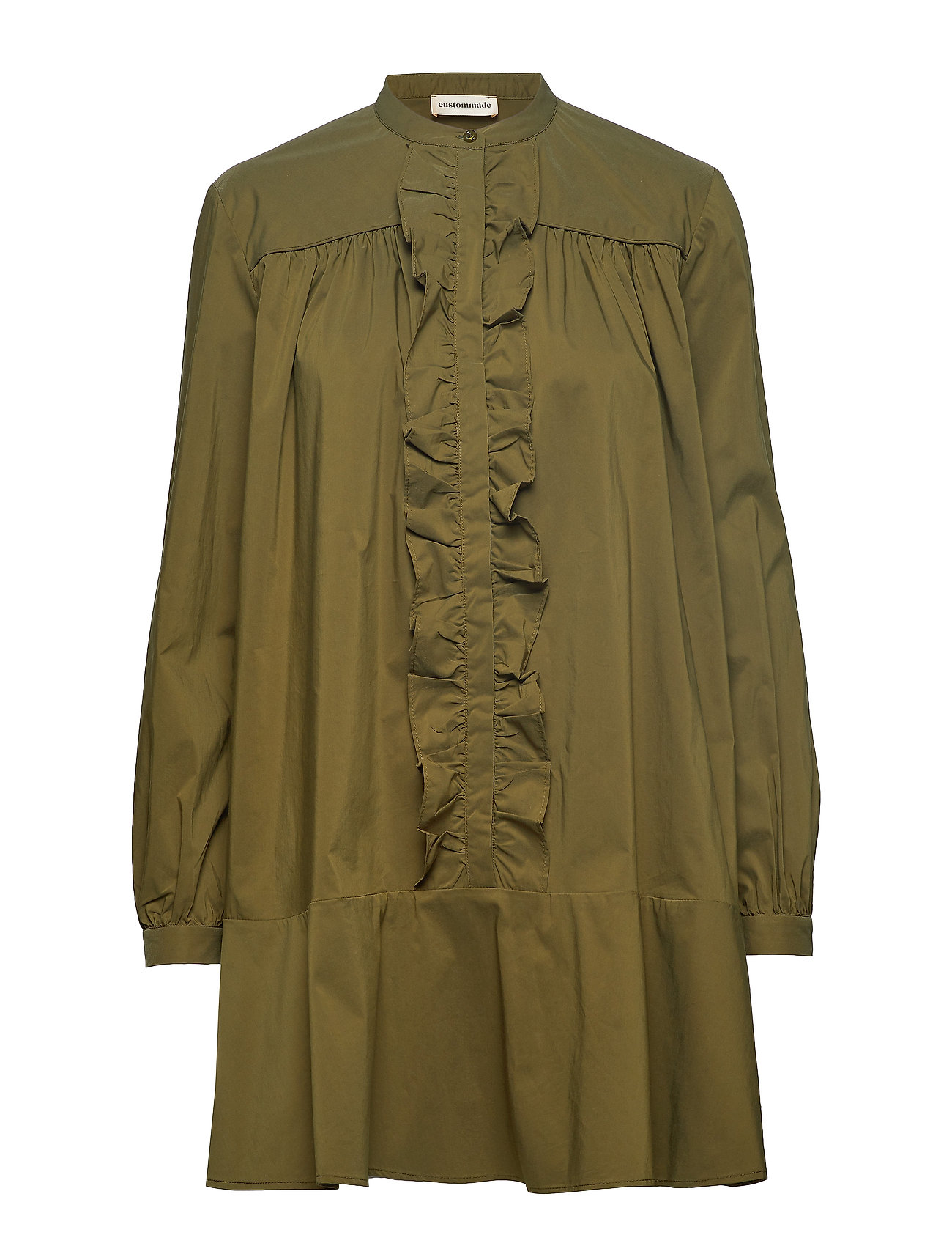 Galia Korte Jurk Groen Custommade custommade kopen in de aanbieding