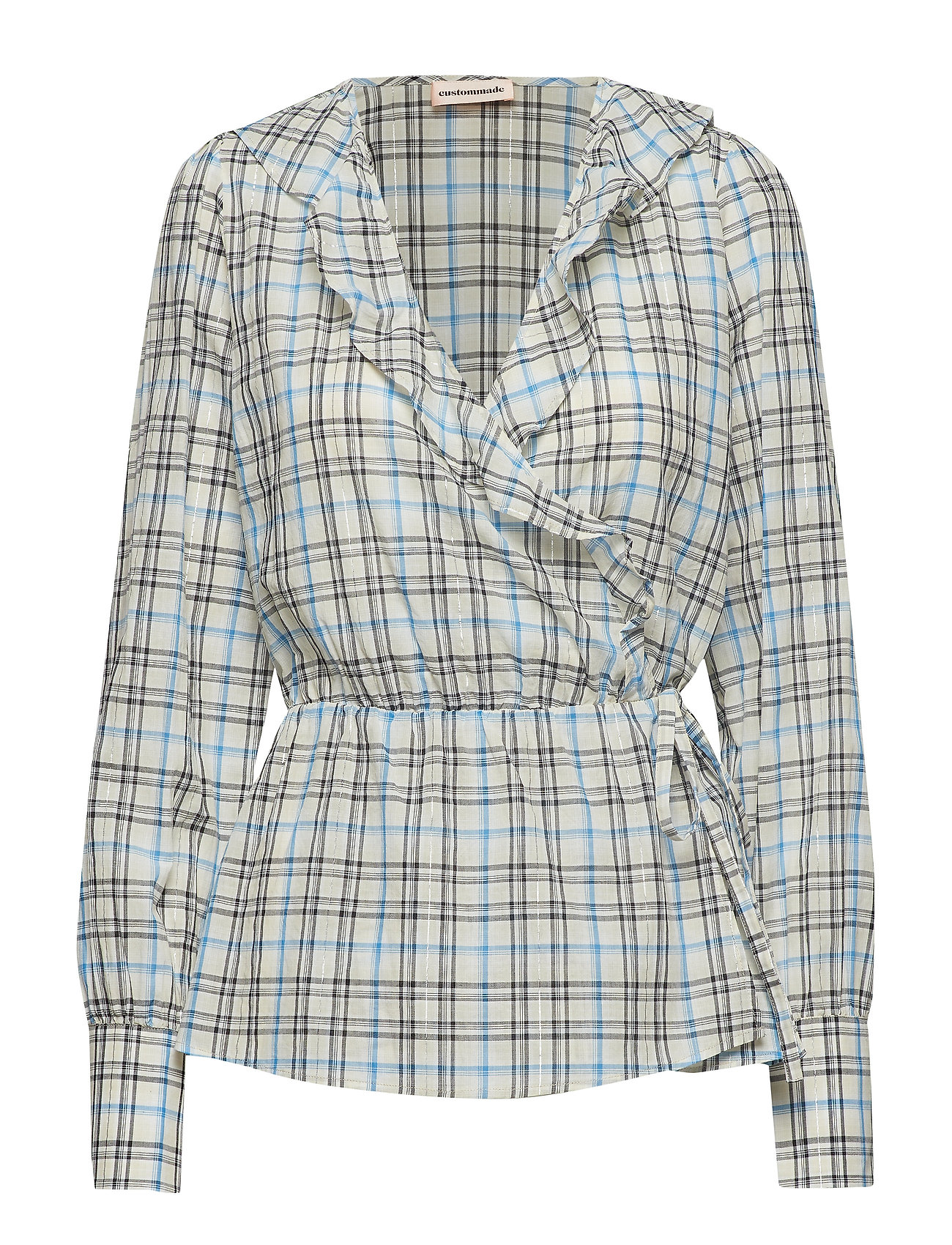 Ona Blouse Lange Mouwen Wit Custommade custommade kopen in de aanbieding Ona Blouse Lange Mouwen Wit Custommade custommade kopen in de aanbieding