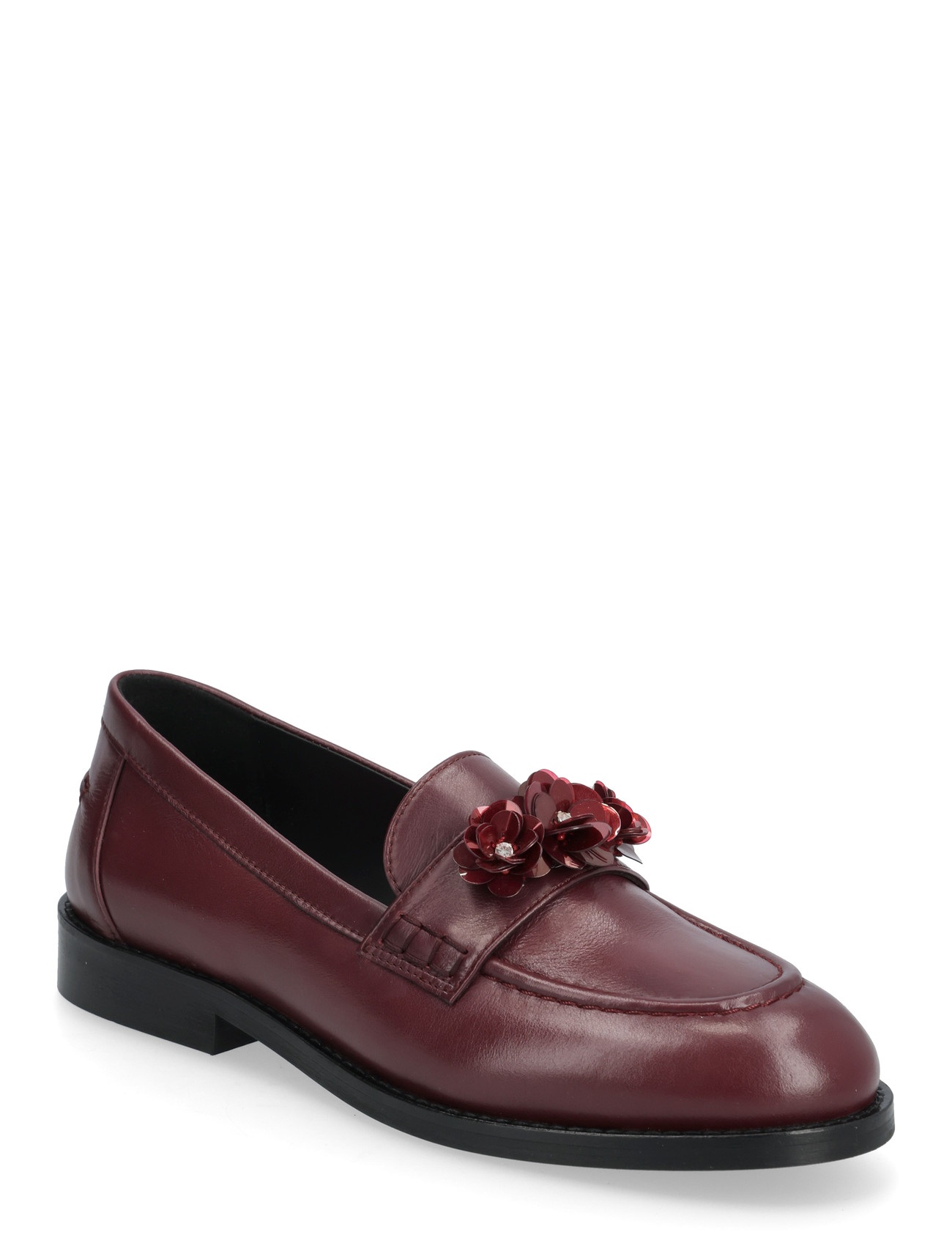 Custommade Carmen Bloom, 40, Burgundy, Loafers > Flat Loafers, Dame