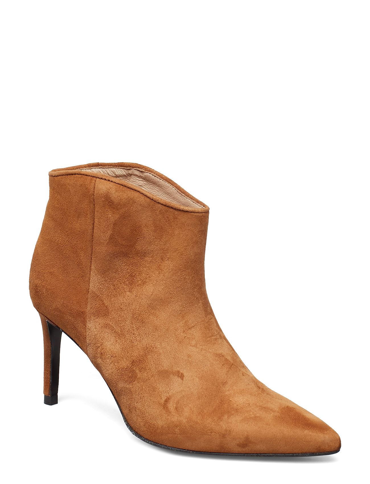 Aeja Suede Ankle Boots Met Hak Bruin Custommade custommade kopen in de aanbieding Aeja Suede Ankle Boots Met Hak Bruin Custommade custommade kopen in de aanbieding