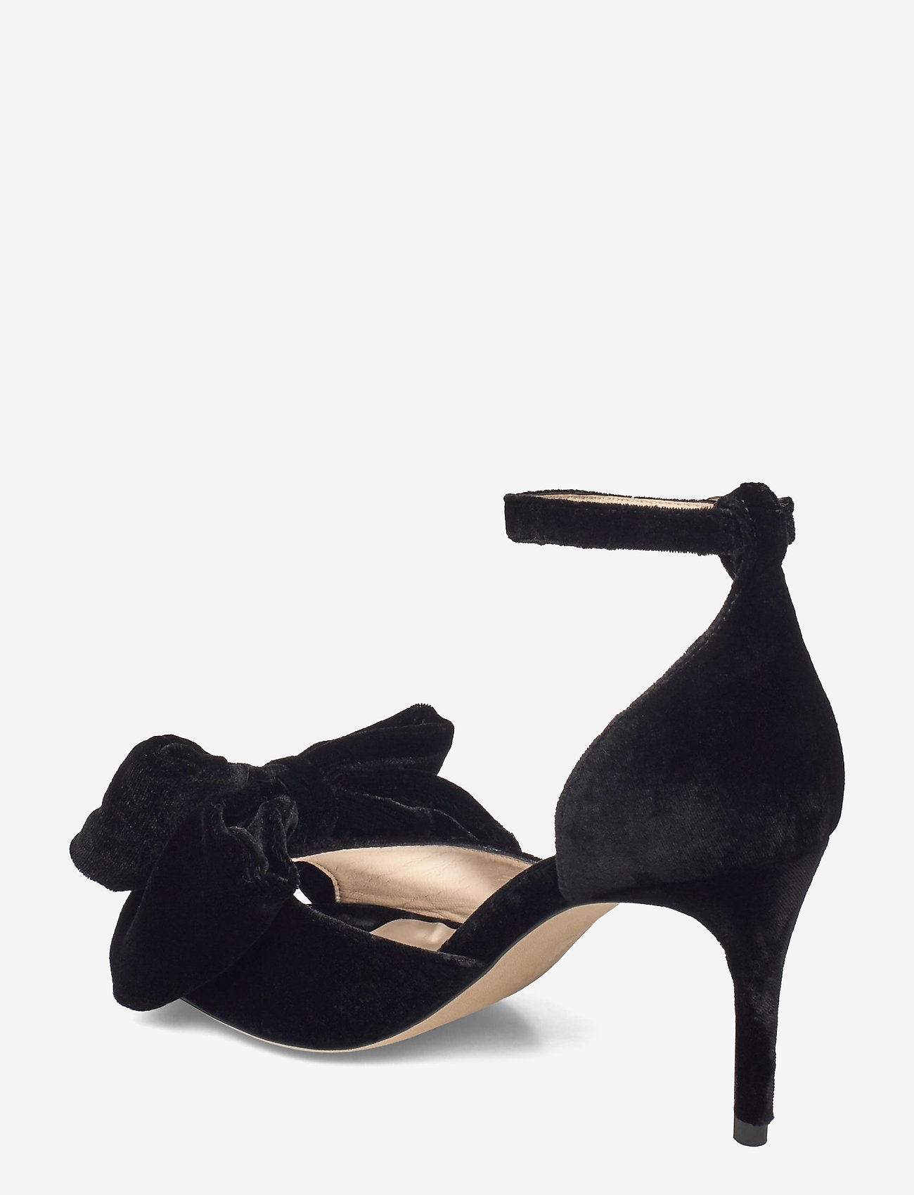 Custommade - Marita Velvet - sandaler med hæl - anthracite black - 2