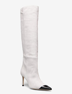 Alia Suede - høye boots - light grey