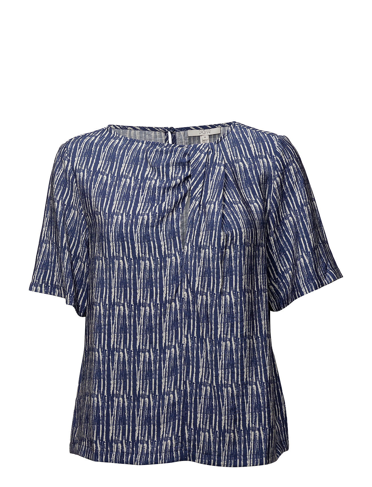 Fatima Blouse Korte Mouwen Blauw Dagmar dagmar kopen in de aanbieding Fatima Blouse Korte Mouwen Blauw Dagmar dagmar kopen in de aanbieding