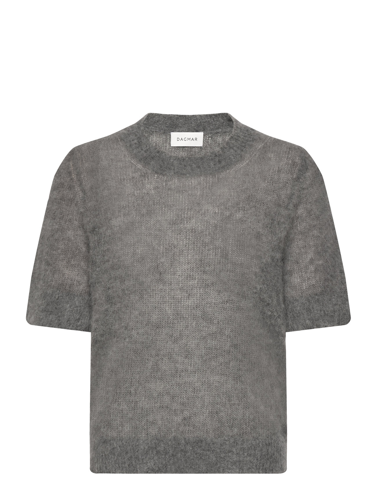 House Of Dagmar Brushed Alpaca Top Grå