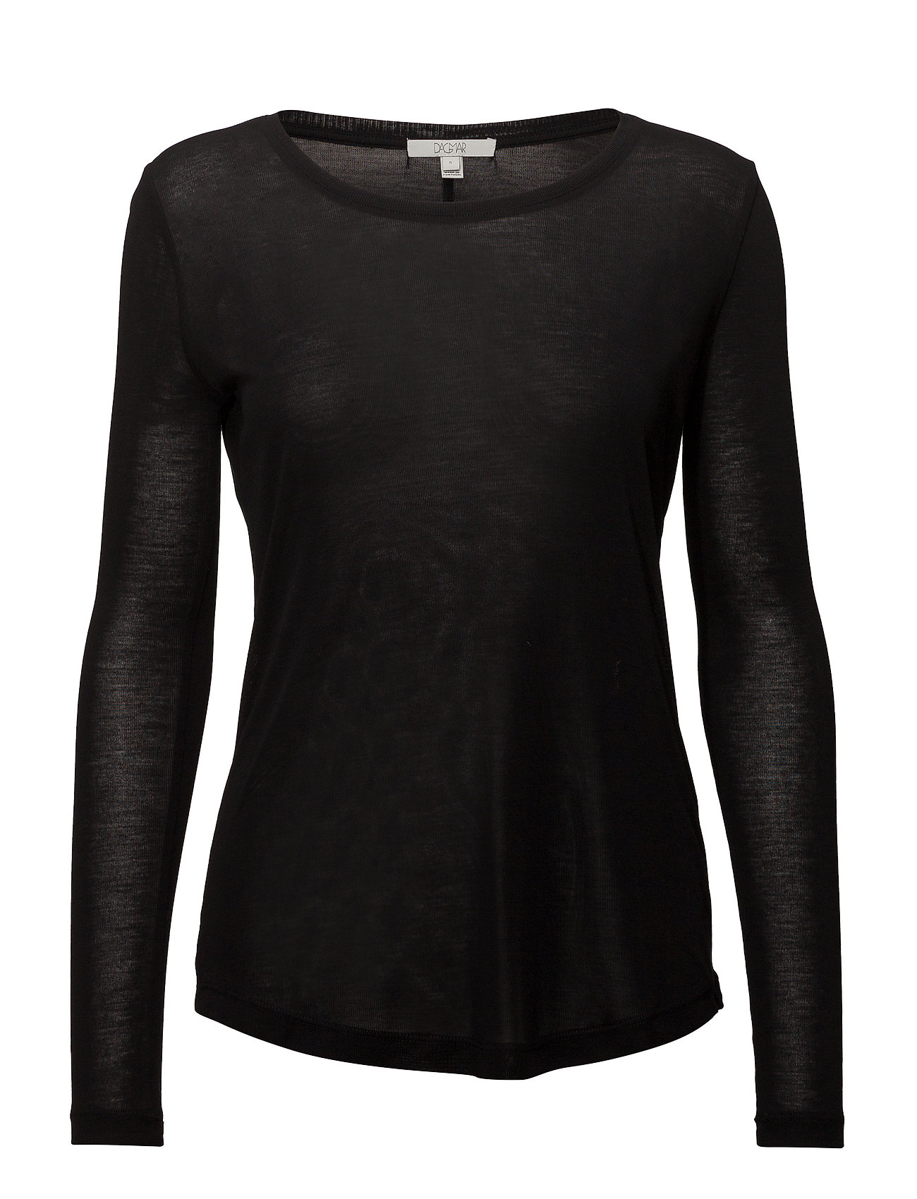 Eli T Shirts Tops Long Sleeved Zwart Dagmar dagmar kopen in de aanbieding