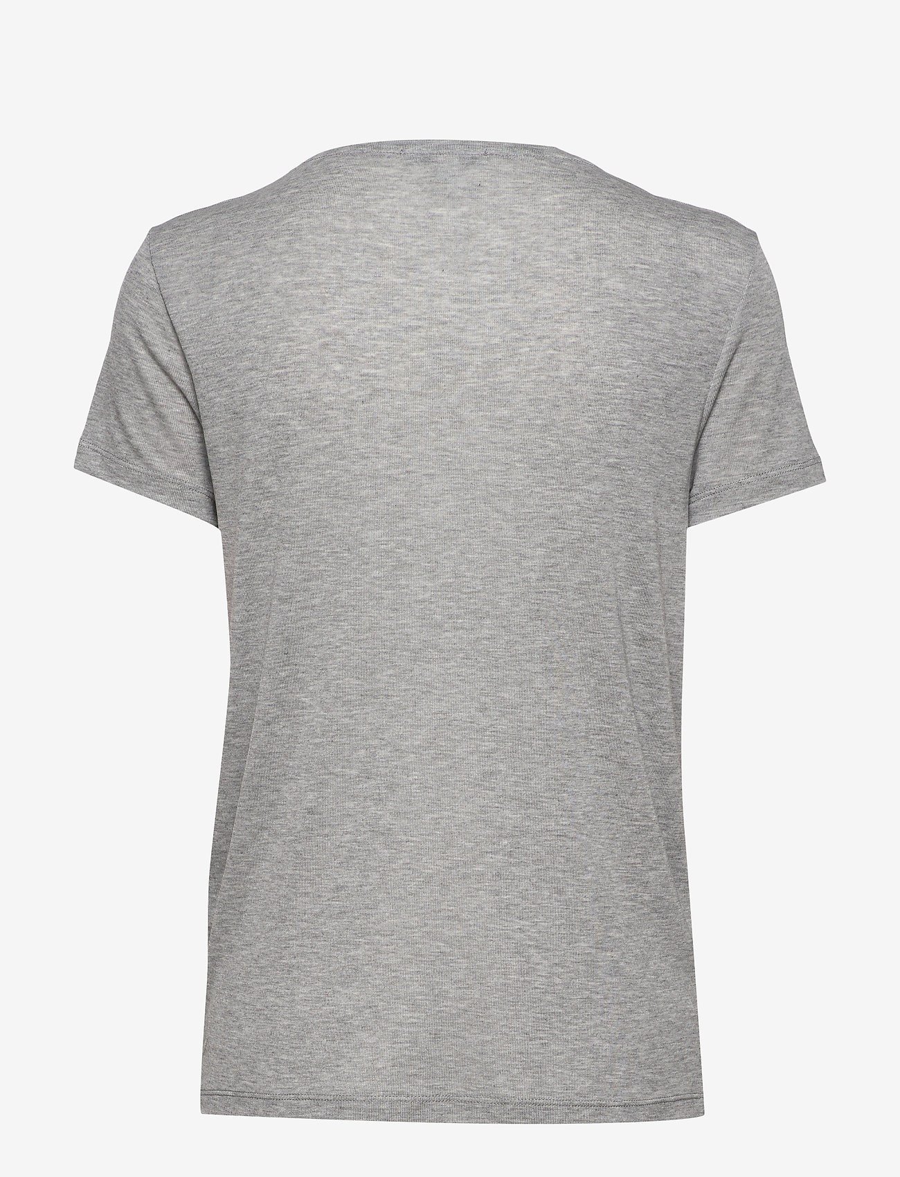 Dagmar - UPAMA T-SHIRT - t-shirts - light grey melange - 1